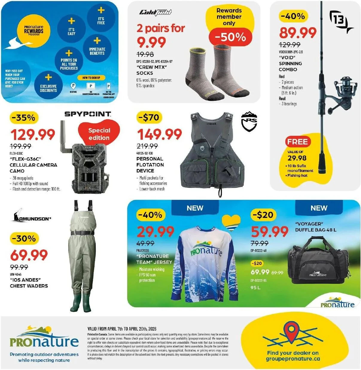 Page 24 de la Circulaire Pronature du 7 au 20 avril 2026