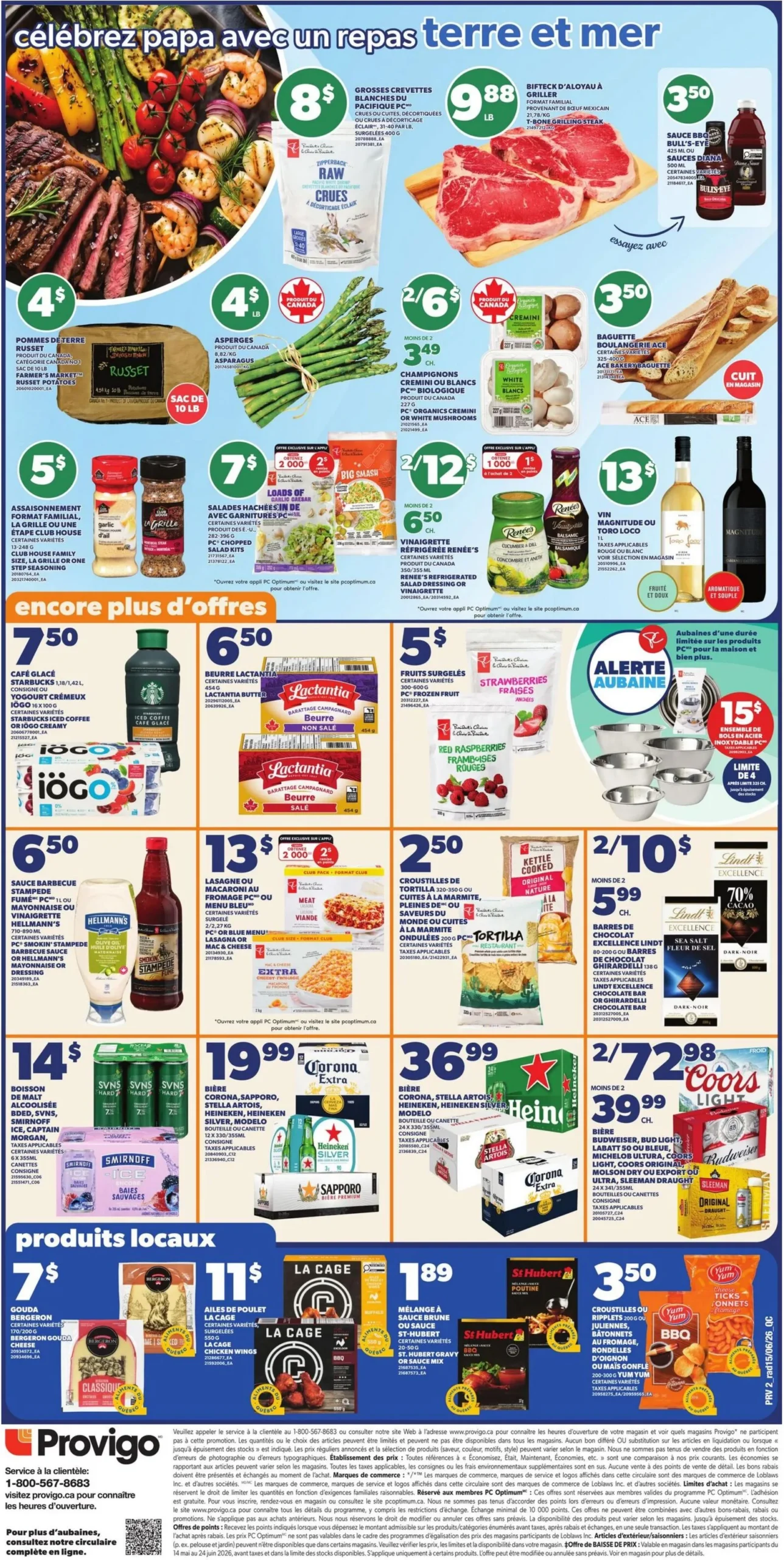 Page 2 de la Circulaire Provigo du 12 au 18 juin 2026