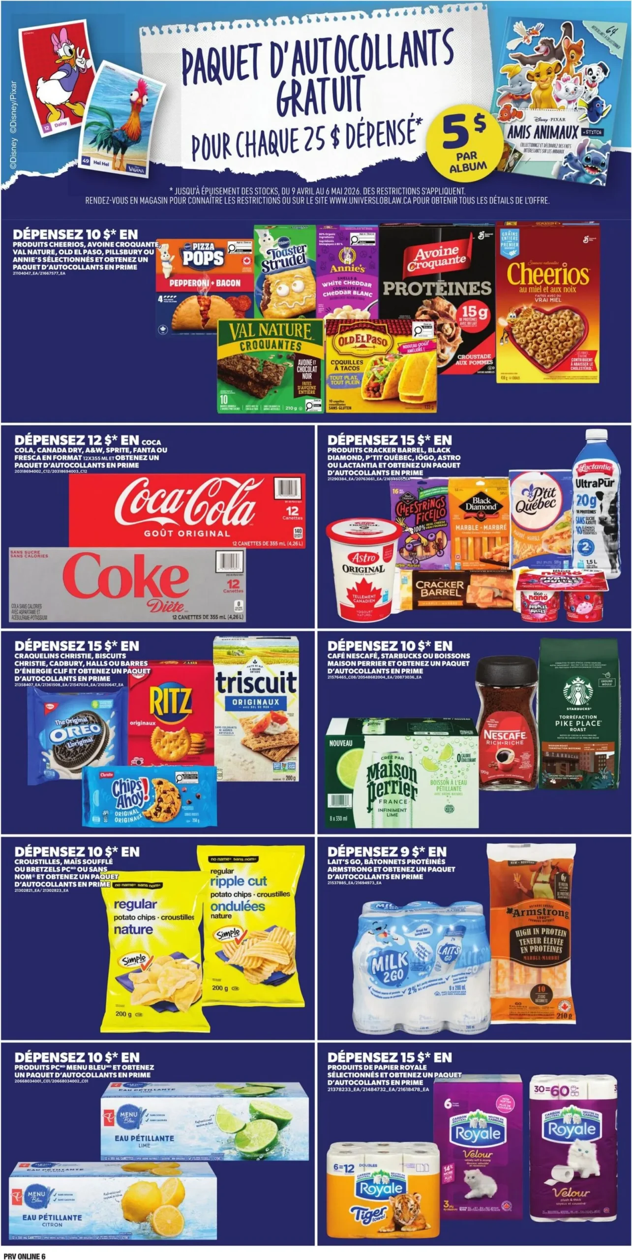 Page 6 de la Circulaire Provigo du 16 au 22 avril 2026