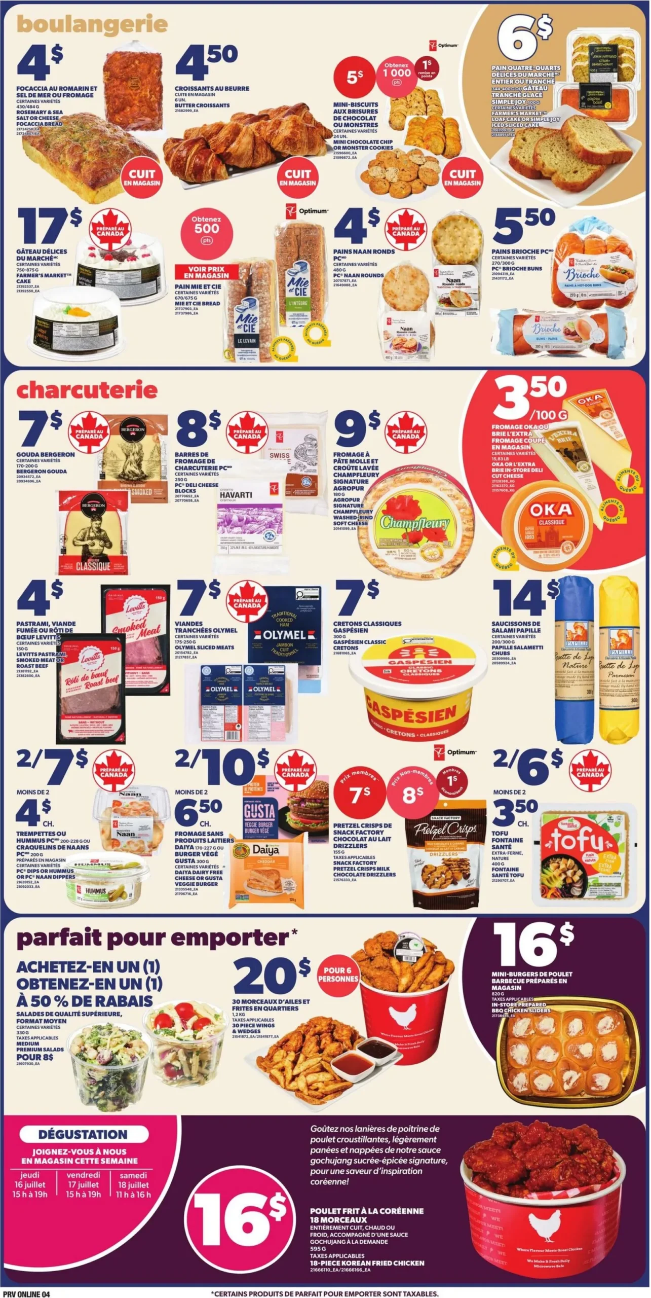 Page 5 de la Circulaire Provigo du 16 au 22 juillet 2026