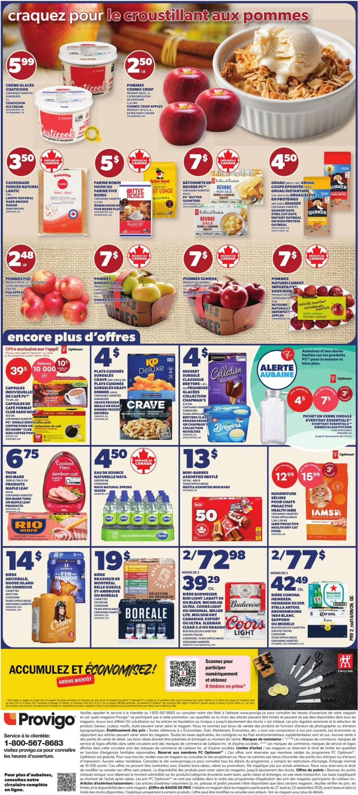 Page 2 de la Circulaire Provigo du 17 au 23 septembre 2026