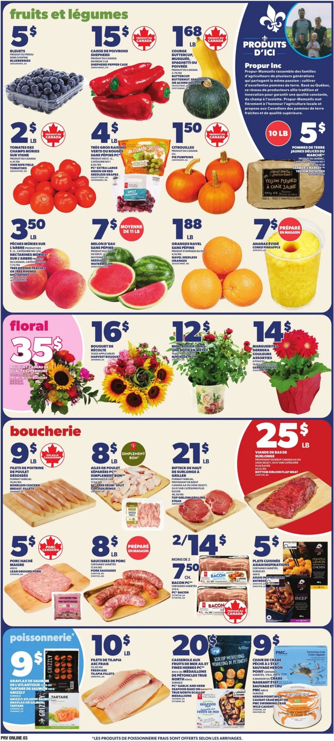 Page 3 de la Circulaire Provigo du 17 au 23 septembre 2026