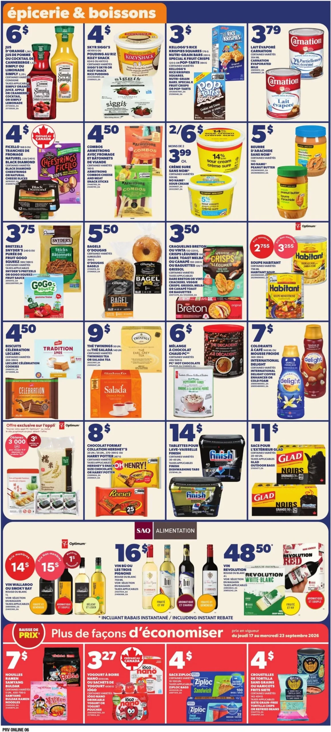 Page 7 de la Circulaire Provigo du 17 au 23 septembre 2026