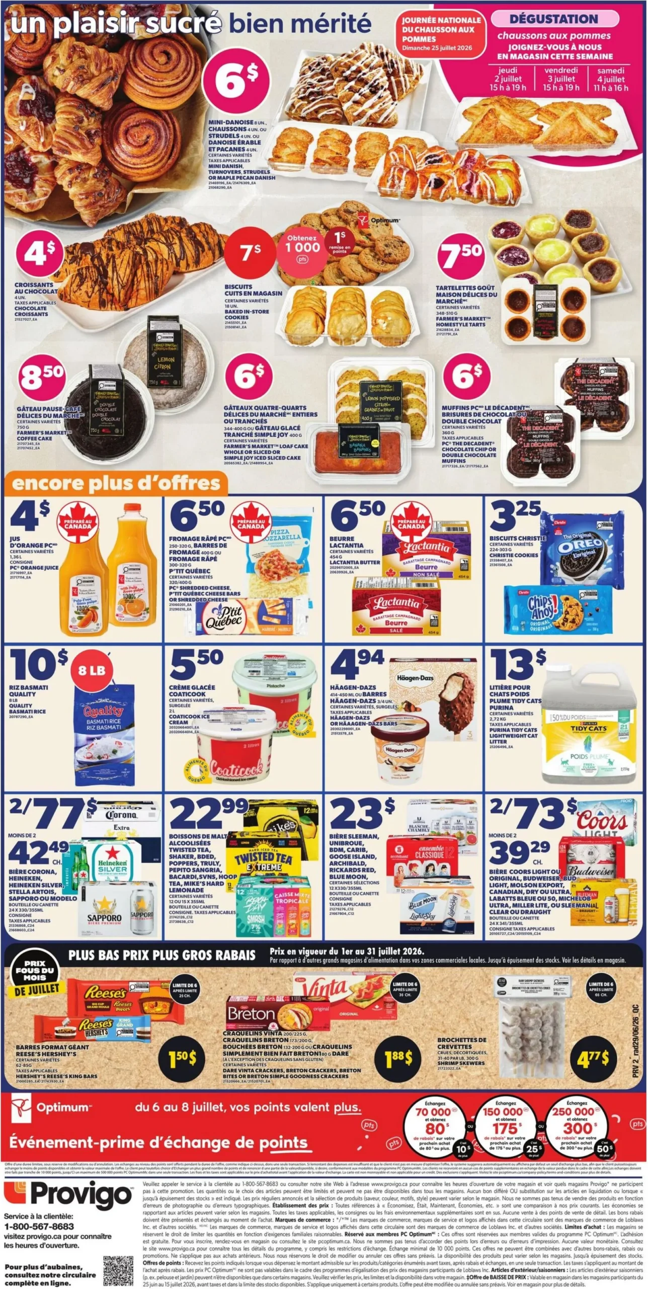 Page 3 de la Circulaire Provigo du 2 au 8 juillet 2026