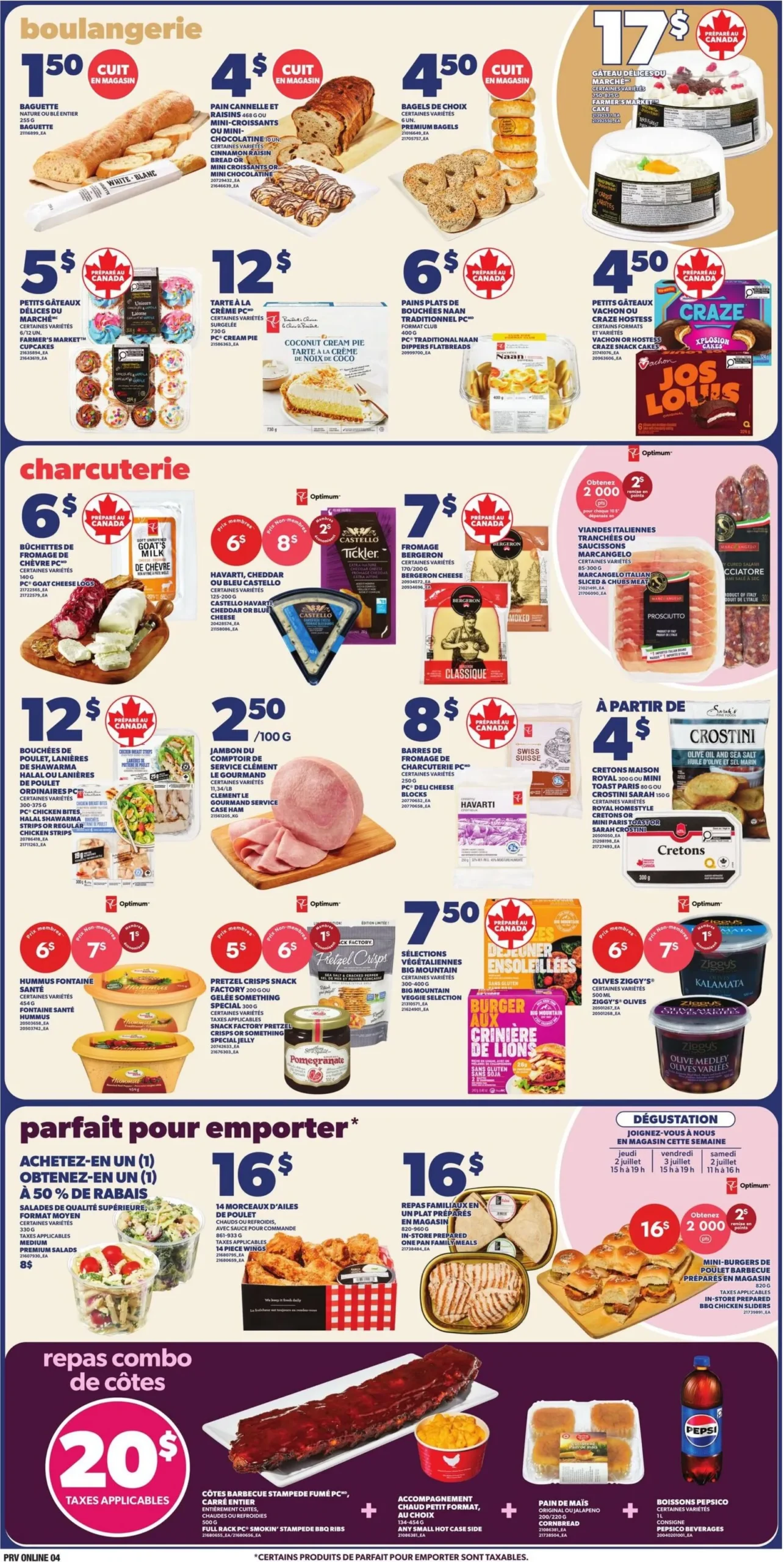 Page 6 de la Circulaire Provigo du 2 au 8 juillet 2026