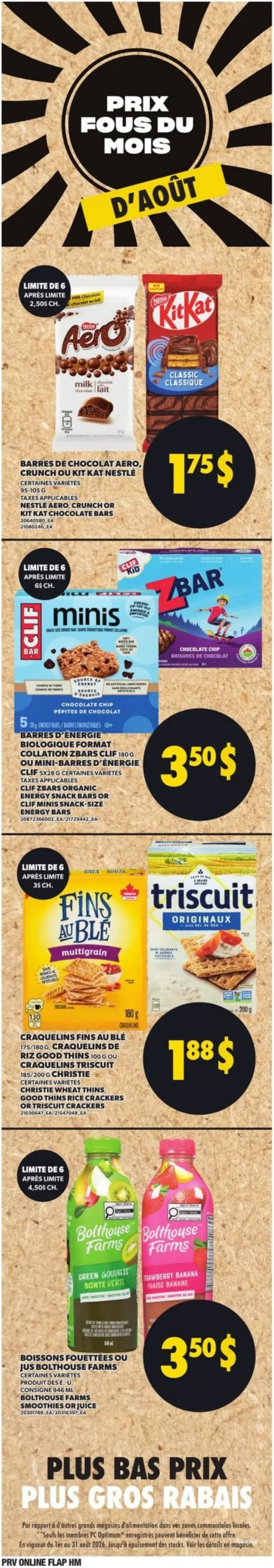 Page 5 de la Circulaire Provigo du 20 au 26 août 2026