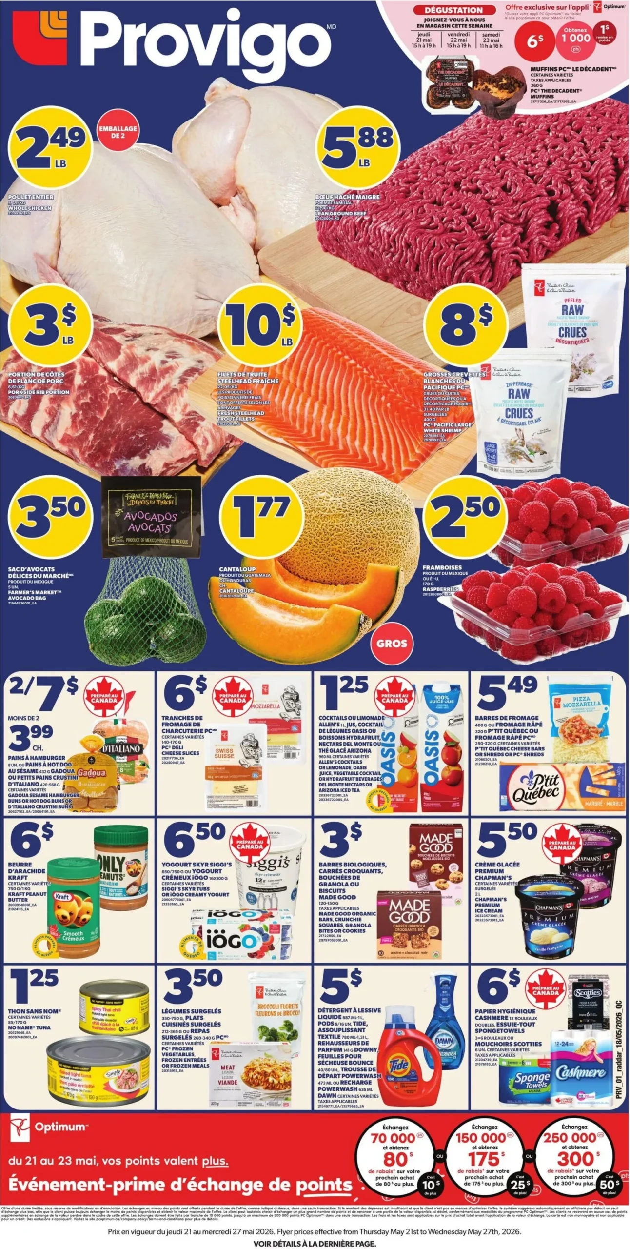 Page 1 de la Circulaire Provigo du 21 au 27 mai 2026