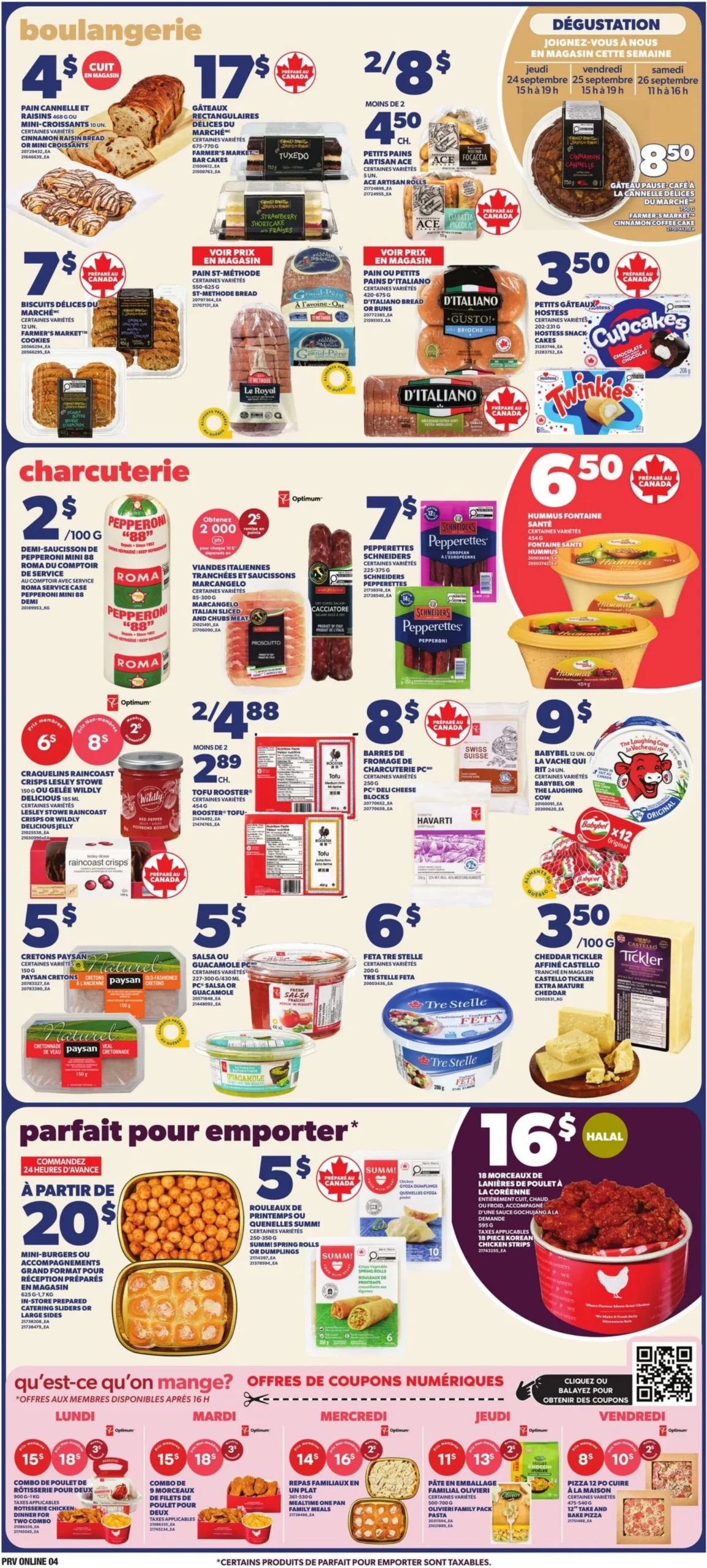 Page 4 de la Circulaire Provigo du 24 au 30 septembre 2026