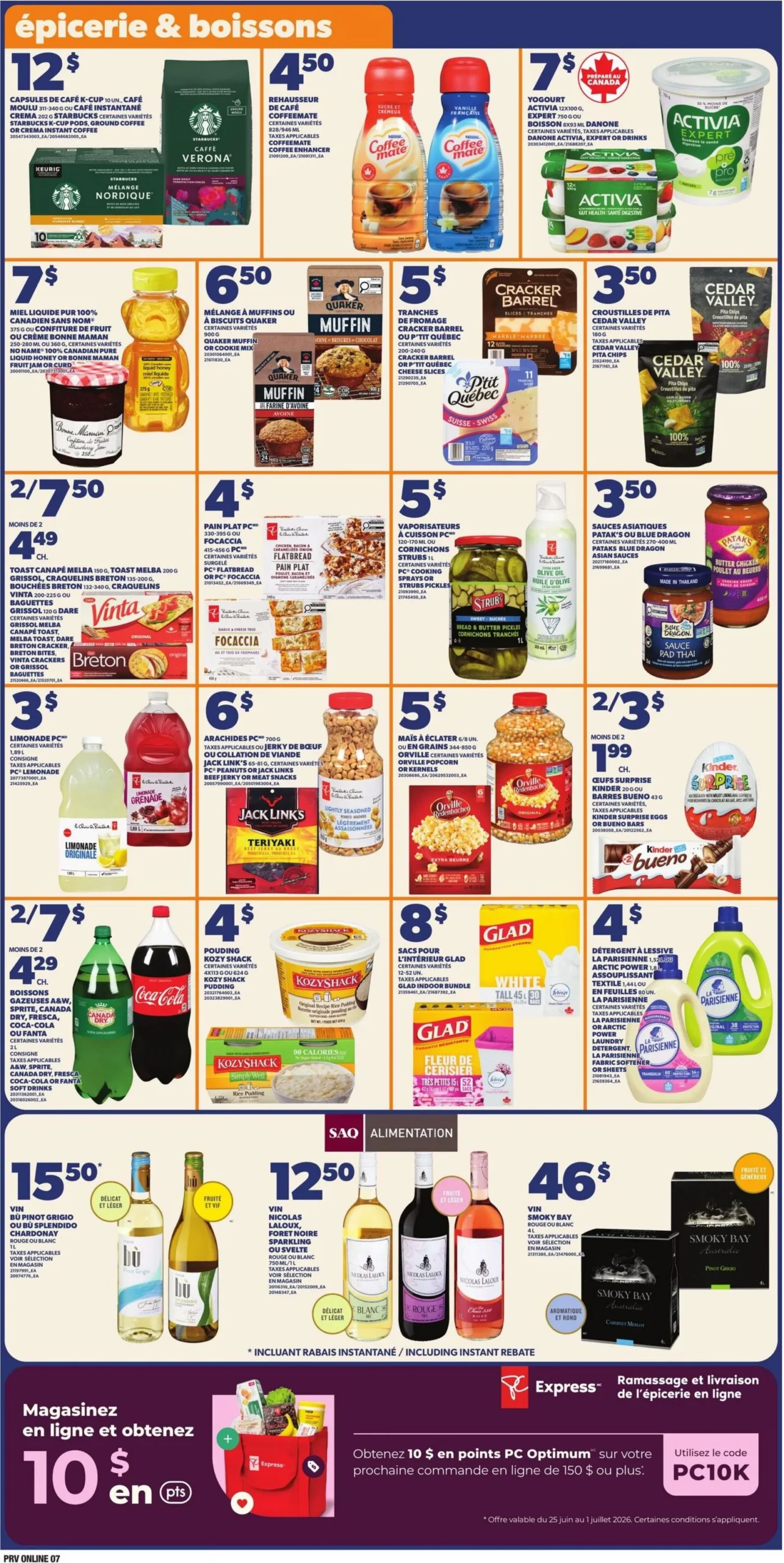 Page 8 de la Circulaire Provigo du 25 juin au 1 juillet 2026