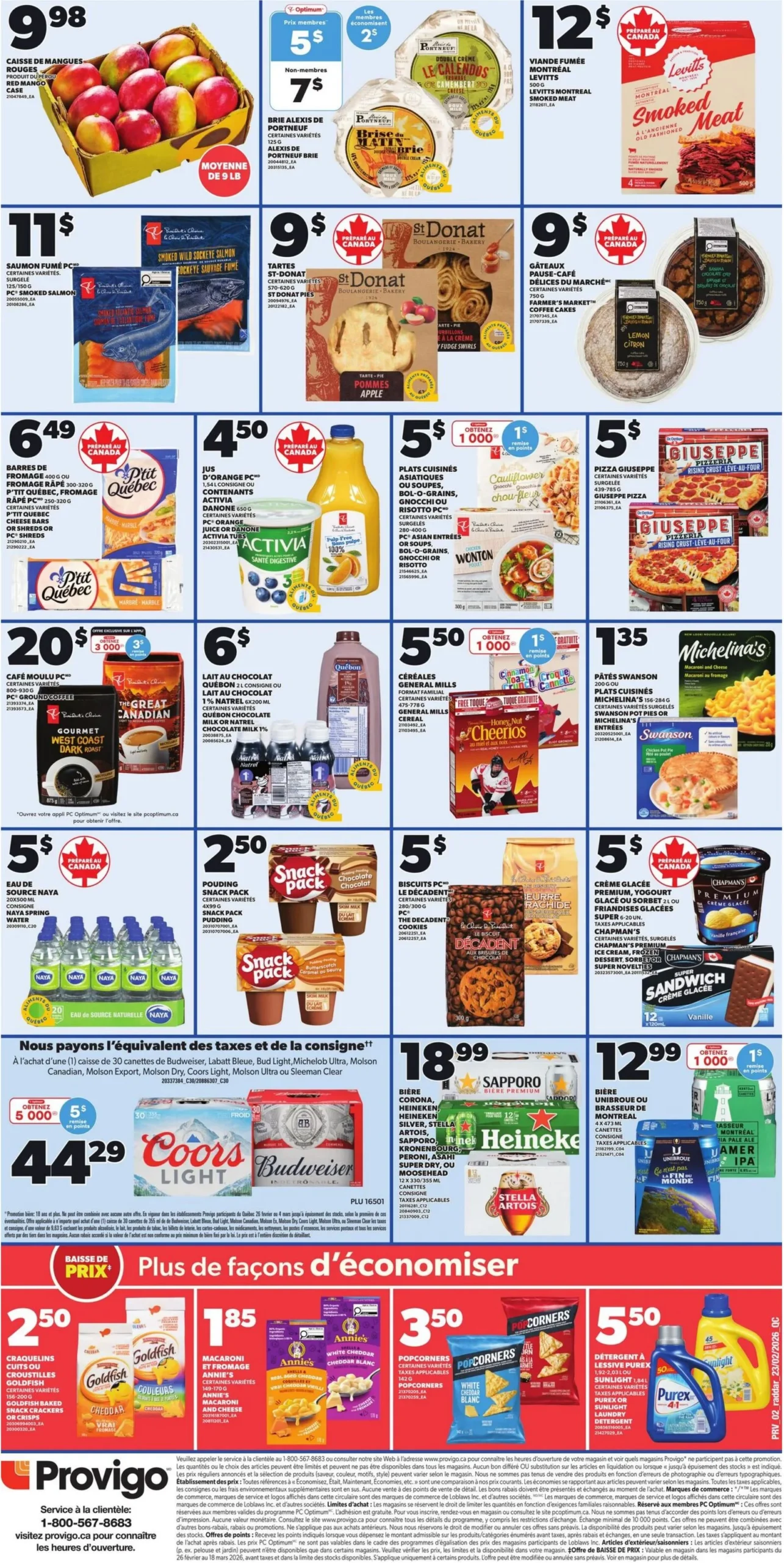 Page 2 de la Circulaire Provigo du 26 février au 4 mars 2026