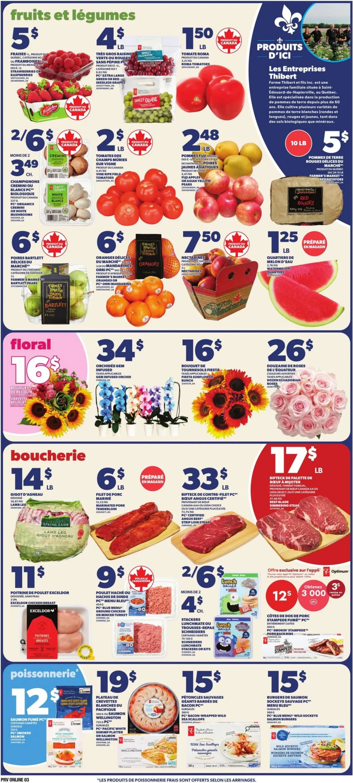 Page 3 de la Circulaire Provigo du 3 au 9 septembre 2026