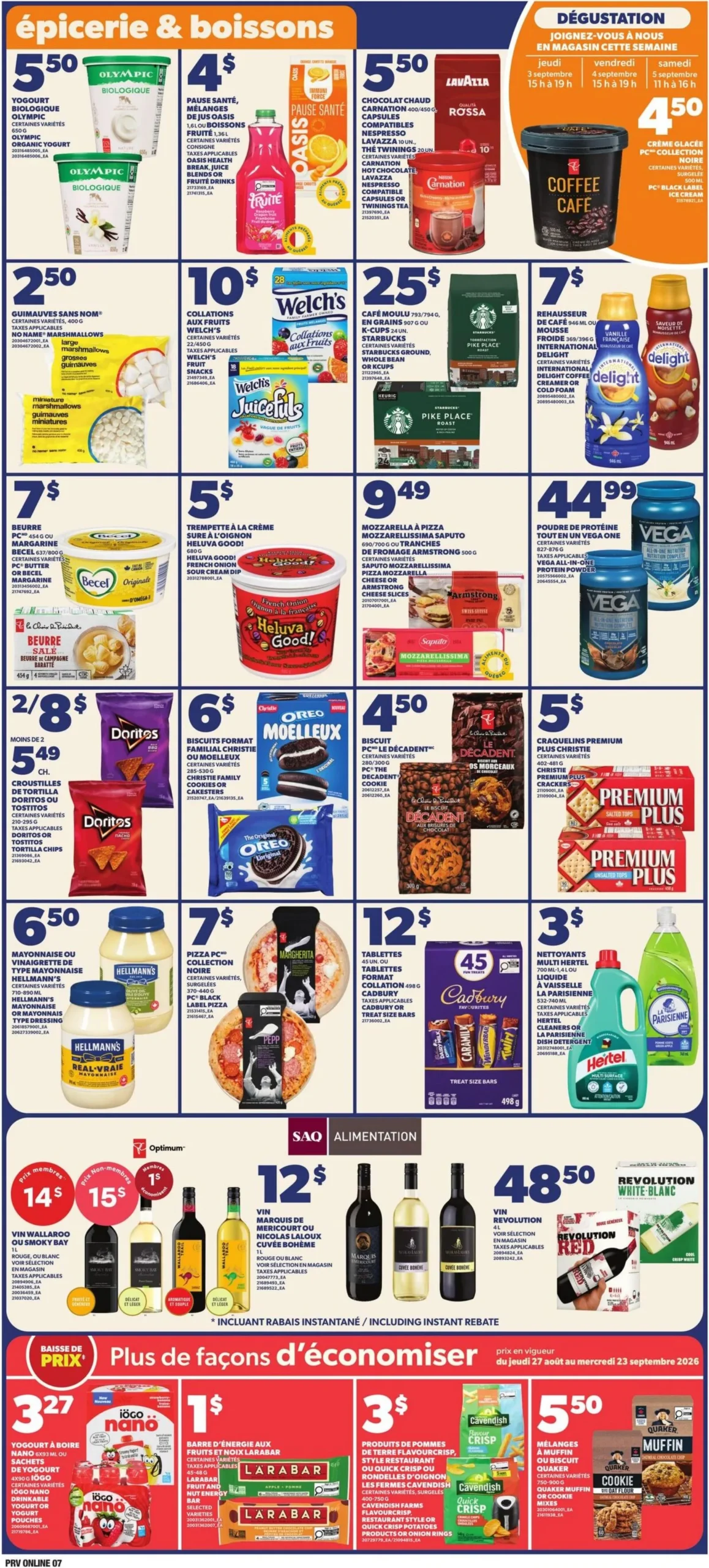 Page 6 de la Circulaire Provigo du 3 au 9 septembre 2026