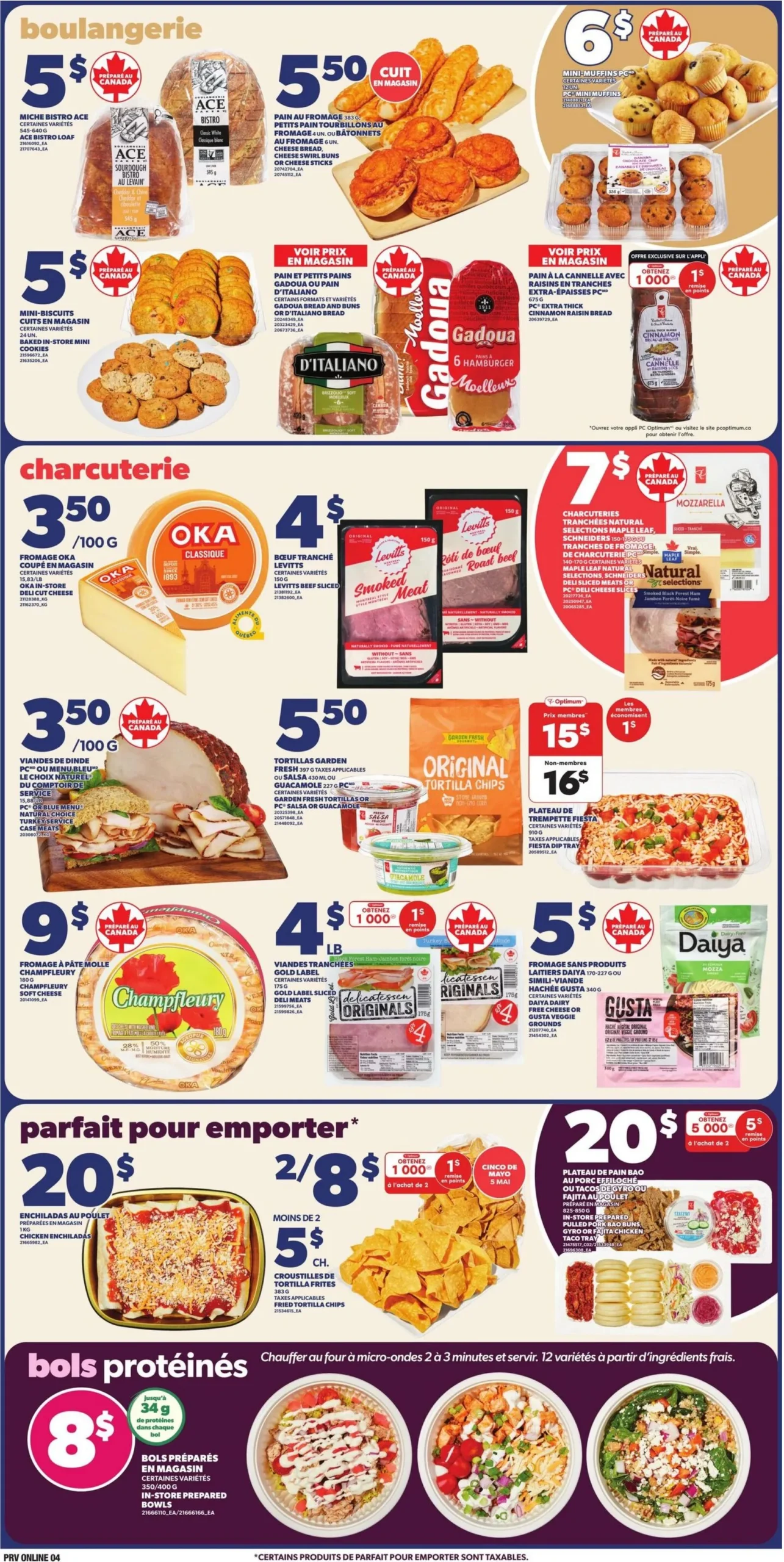Page 4 de la Circulaire Provigo du 30 avril au 6 mai 2026