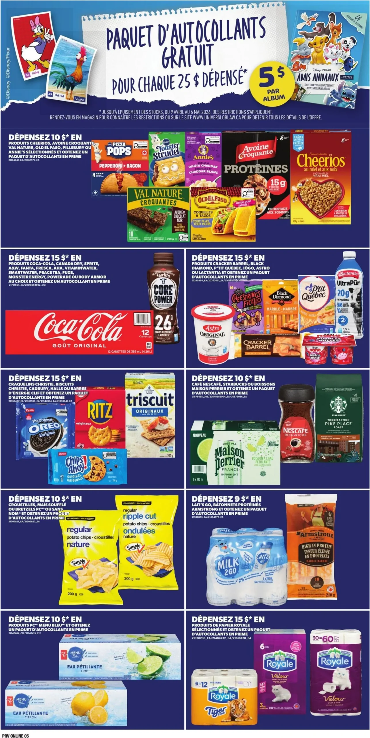 Page 5 de la Circulaire Provigo du 30 avril au 6 mai 2026