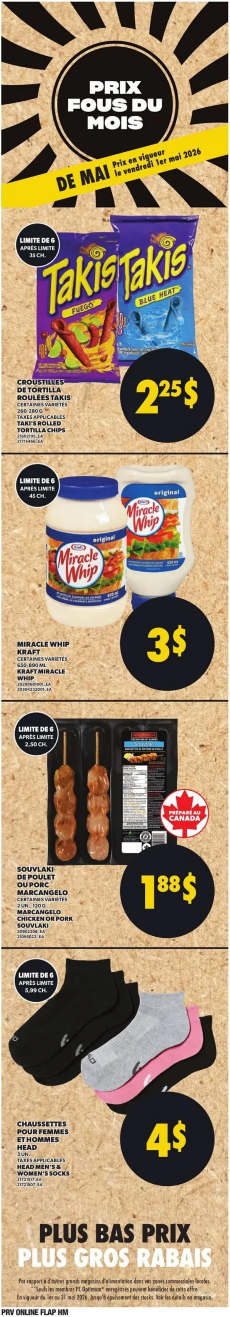 Page 6 de la Circulaire Provigo du 30 avril au 6 mai 2026