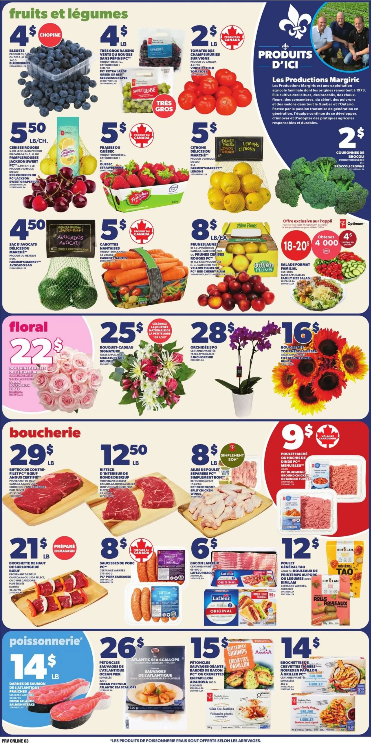 Page 4 de la Circulaire Provigo du 30 juillet au 5 août 2026