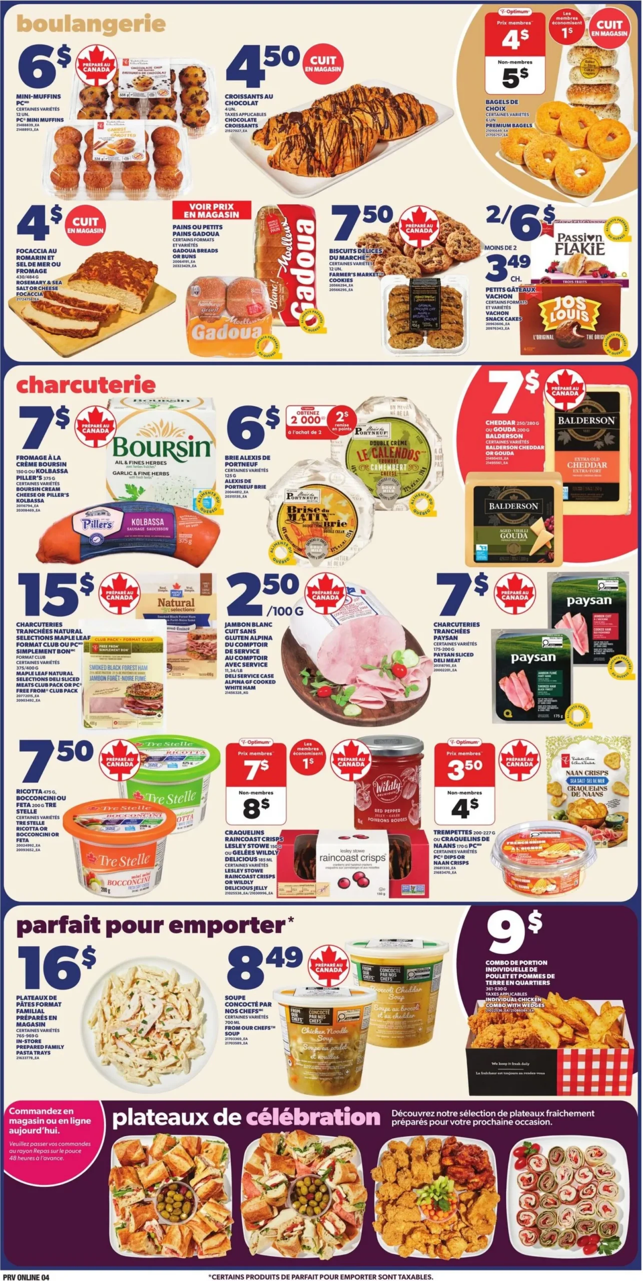 Page 4 de la Circulaire Provigo du 5 au 11 mars 2026