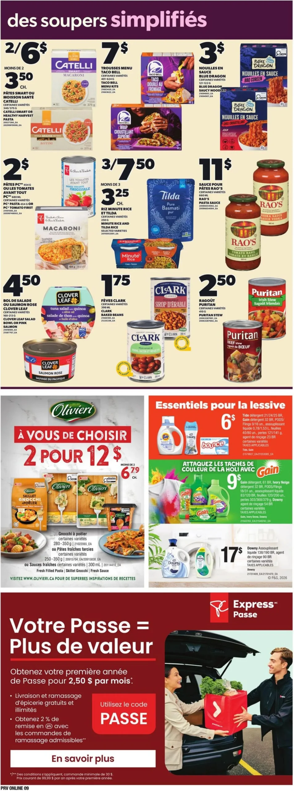 Page 9 de la Circulaire Provigo du 5 au 11 mars 2026