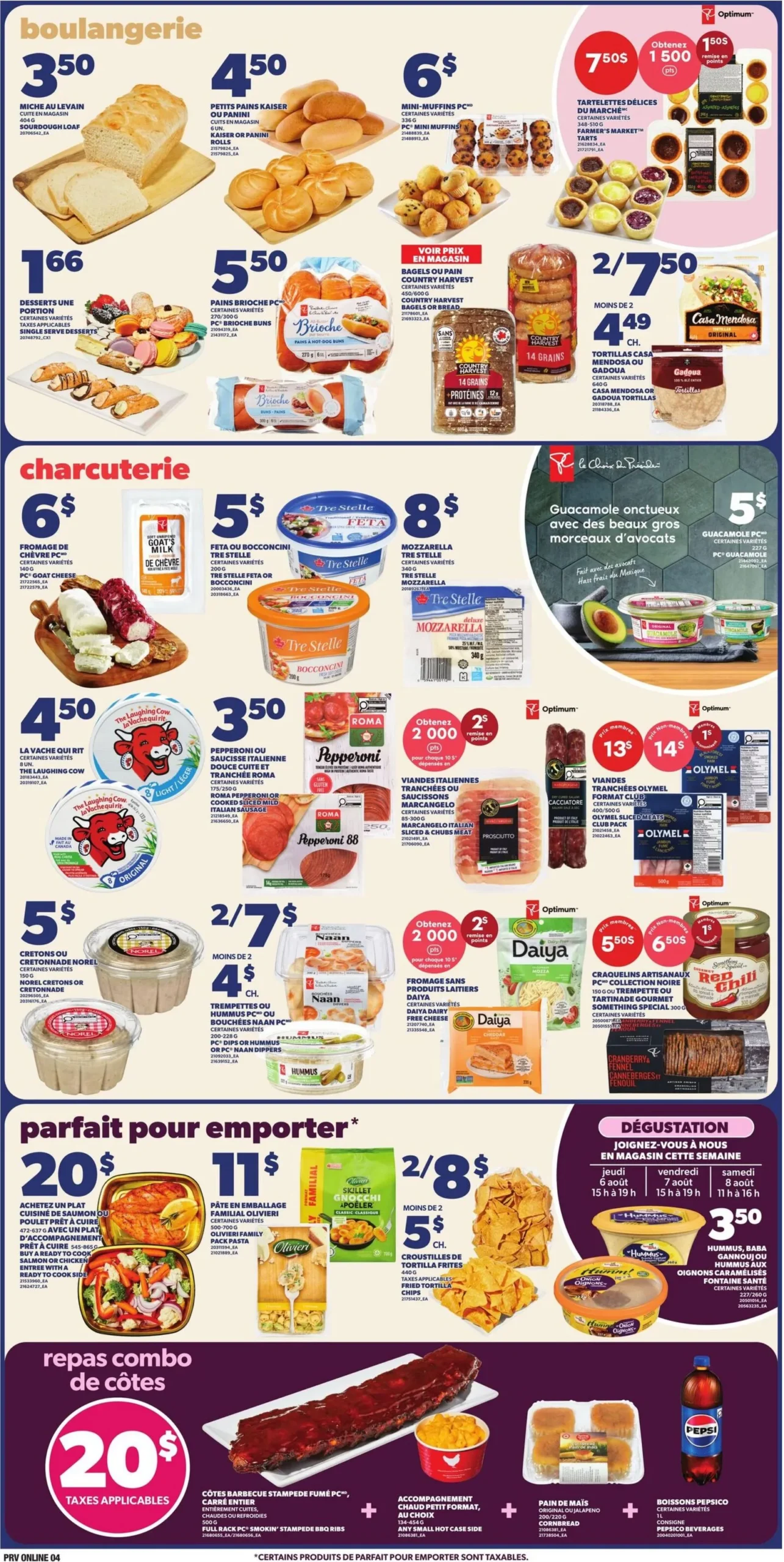 Page 5 de la Circulaire Provigo du 6 au 12 août 2026