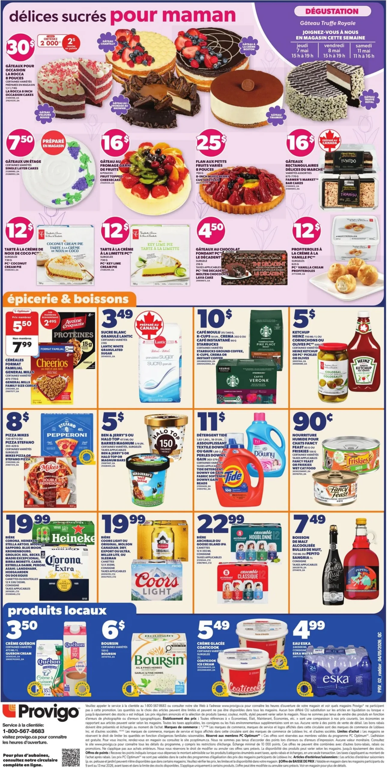Page 2 de la Circulaire Provigo du 7 au 13 mai 2026