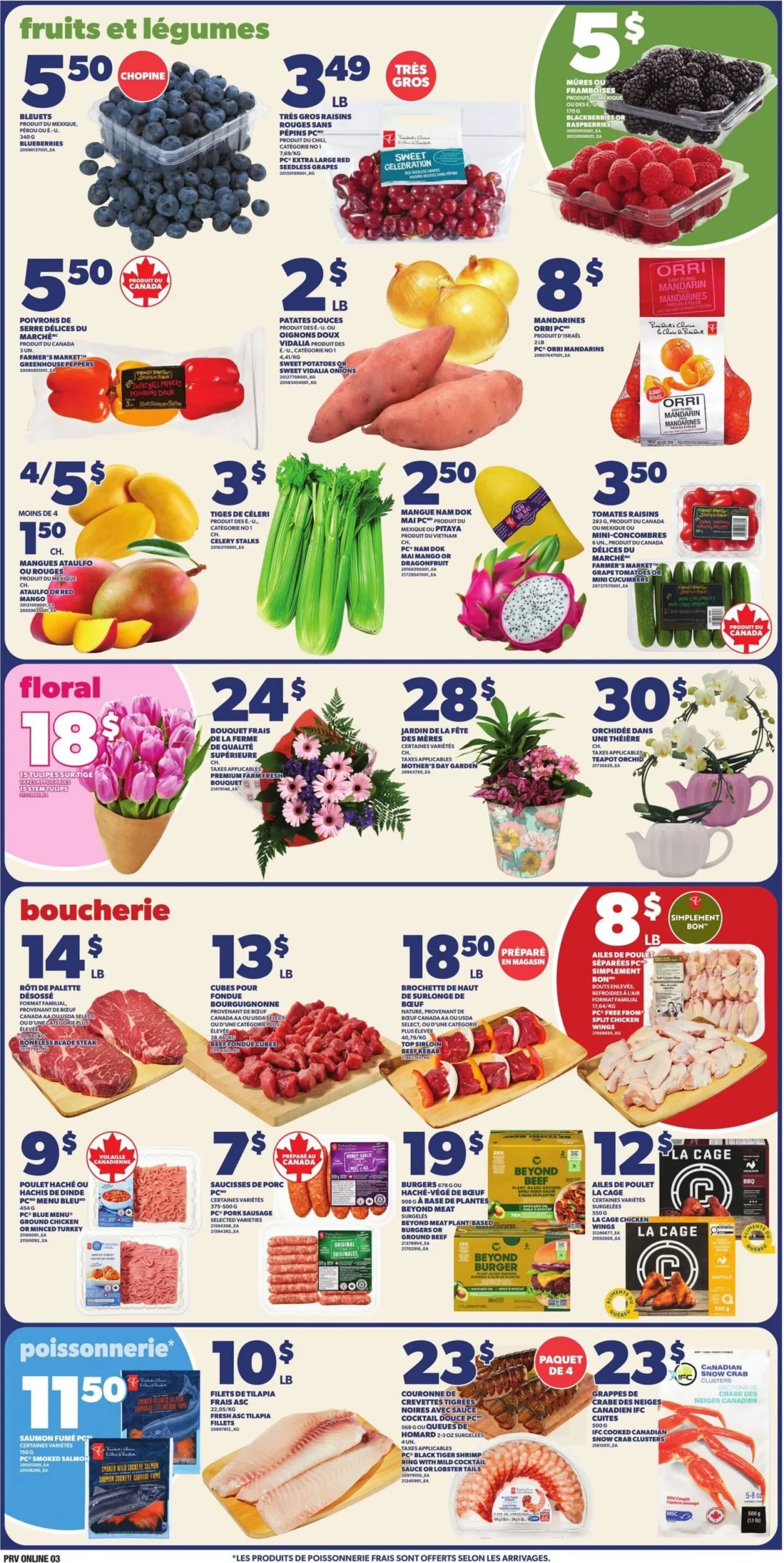 Page 3 de la Circulaire Provigo du 7 au 13 mai 2026