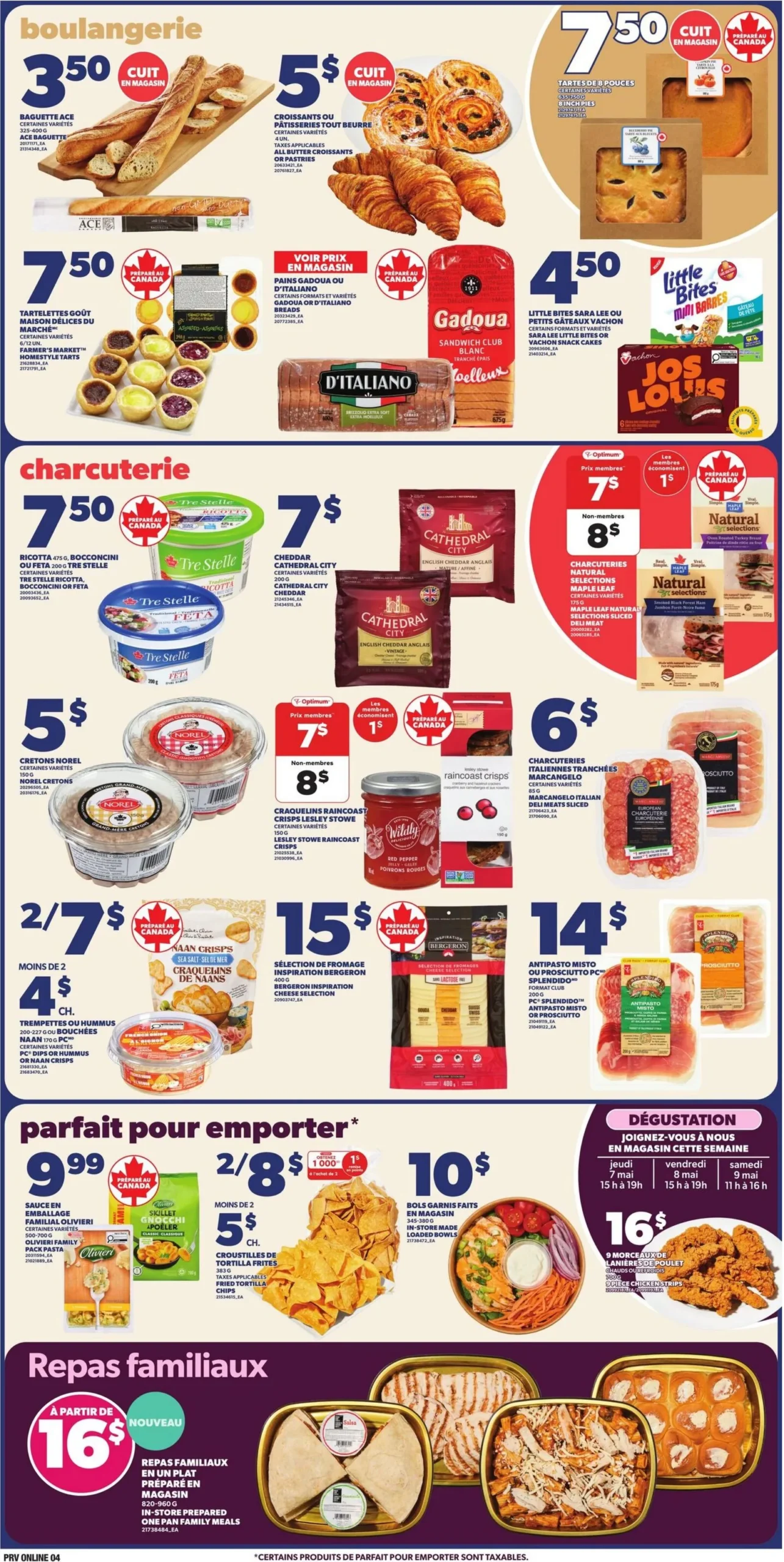 Page 4 de la Circulaire Provigo du 7 au 13 mai 2026