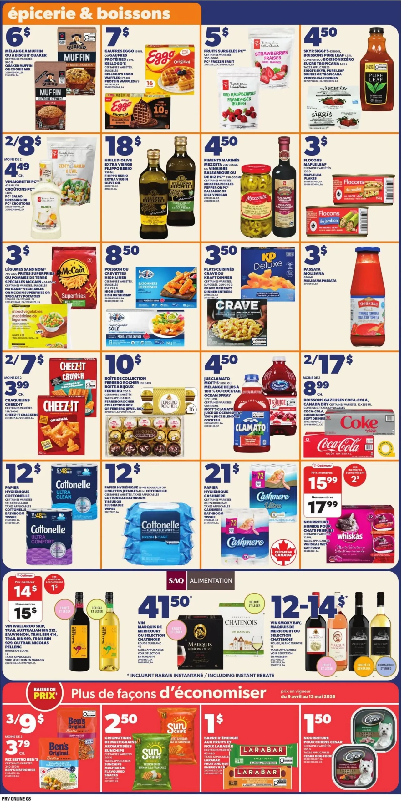Page 9 de la Circulaire Provigo du 7 au 13 mai 2026