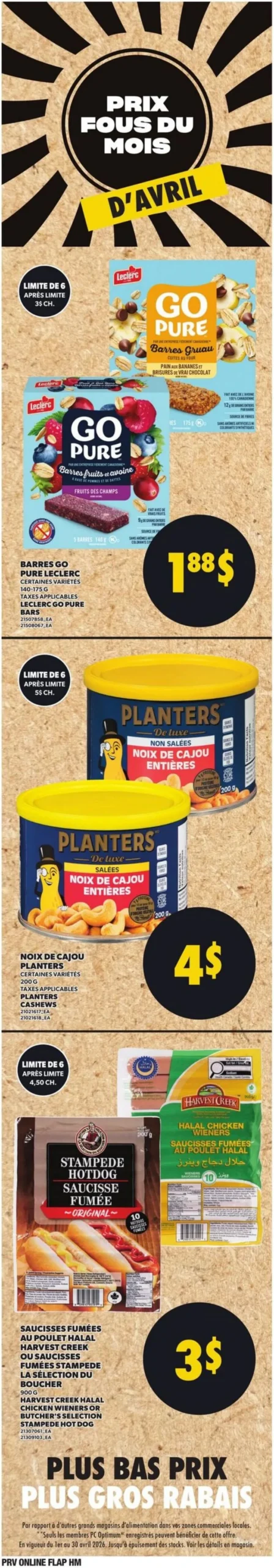 Page 7 de la Circulaire Provigo du 9 au 15 avril 2026