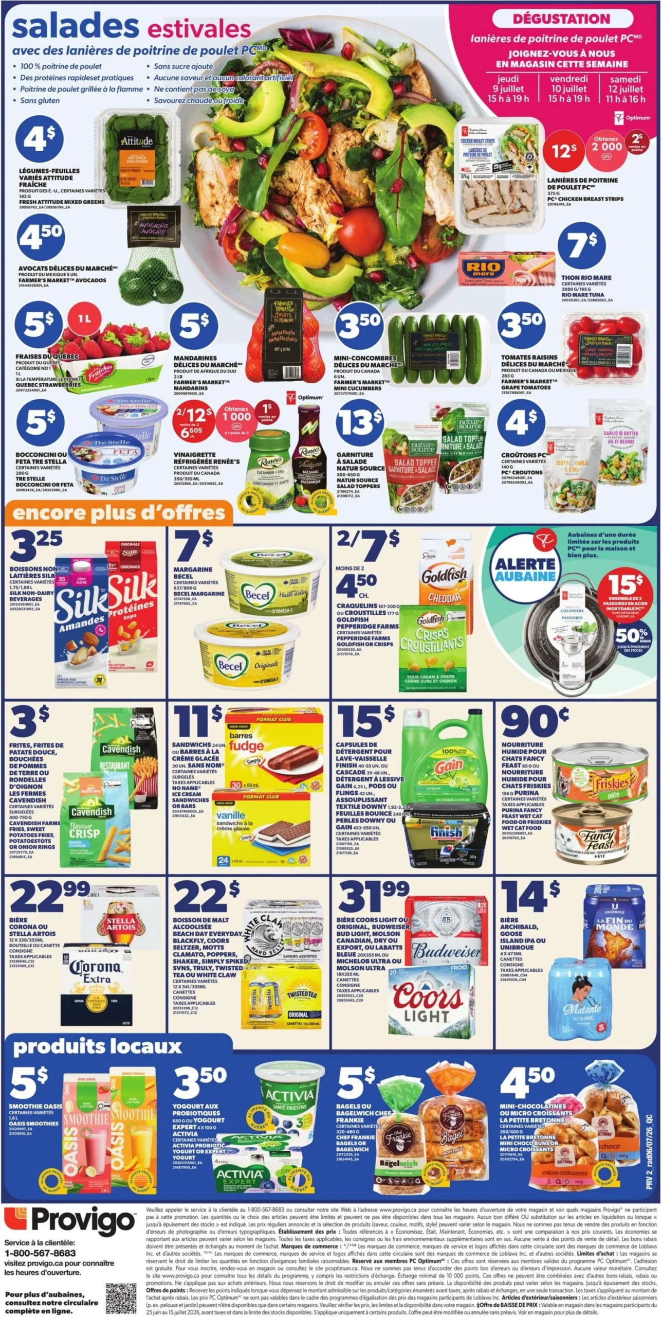 Page 3 de la Circulaire Provigo du 9 au 15 juillet 2026