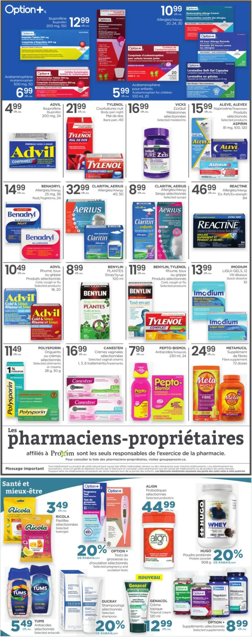 Page 3 de la Circulaire Proxim du 23 au 29 juillet 2026