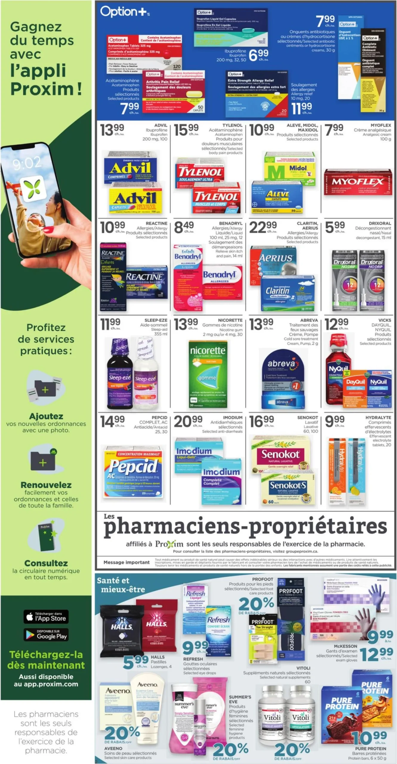 Page 3 de la Circulaire Proxim du 9 au 15 juillet 2026