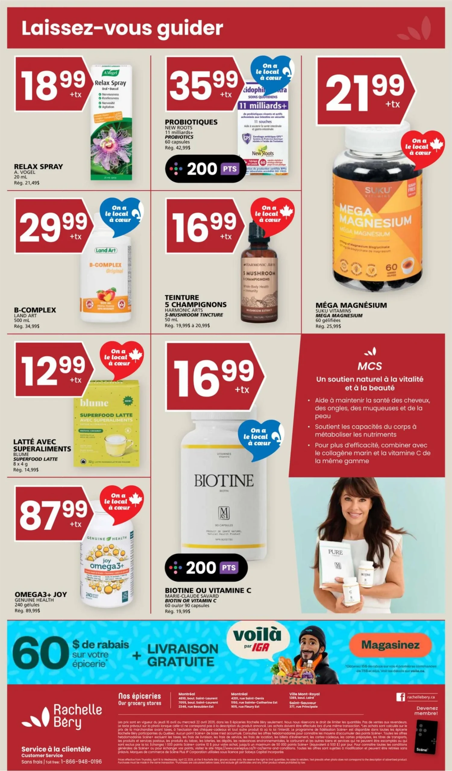 Page 9 de la Circulaire Rachelle Béry du 16 au 22 avril 2026