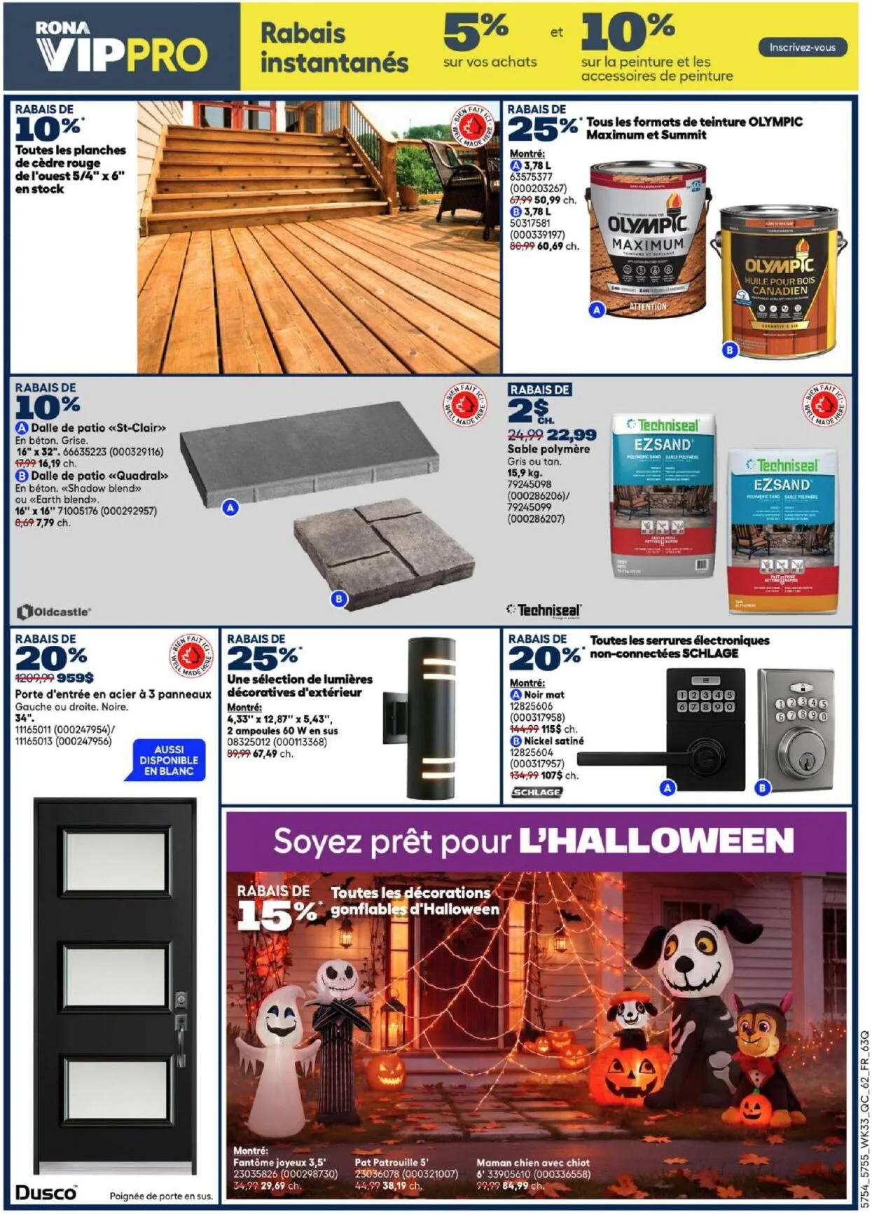 Page 4 de la Circulaire Rona du 10 au 16 septembre 2026