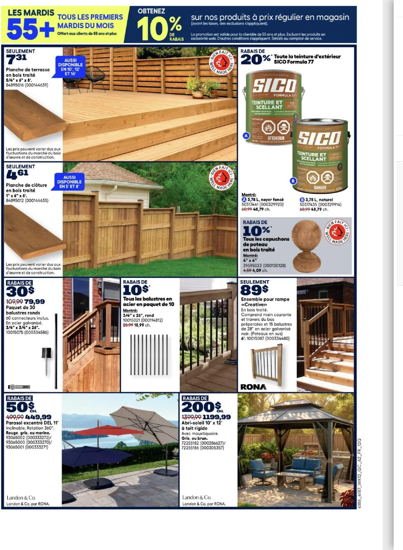 Page 3 de la Circulaire Rona du 16 au 22 avril 2026