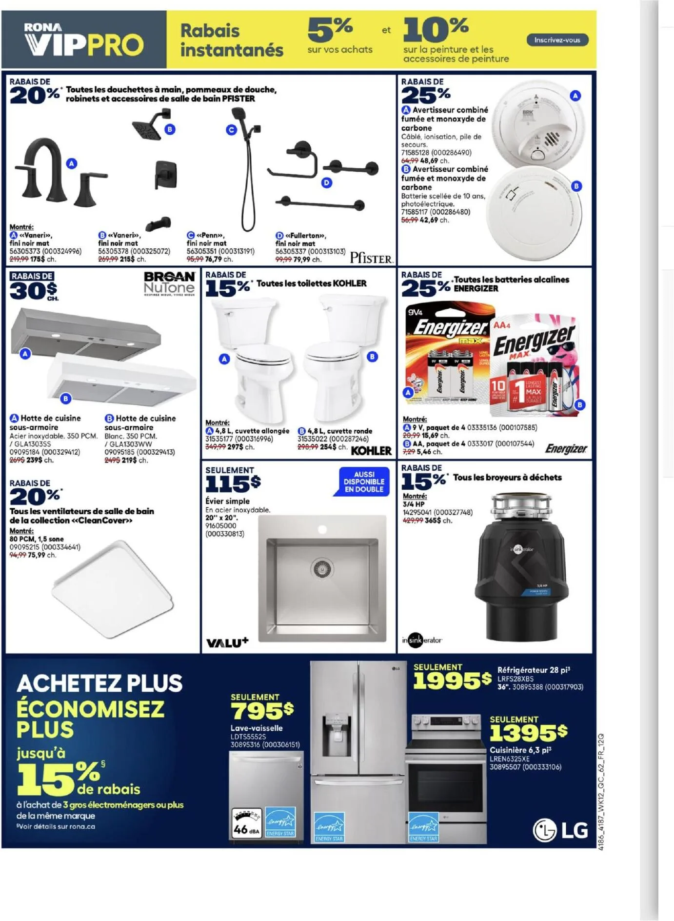 Page 4 de la Circulaire Rona du 16 au 22 avril 2026