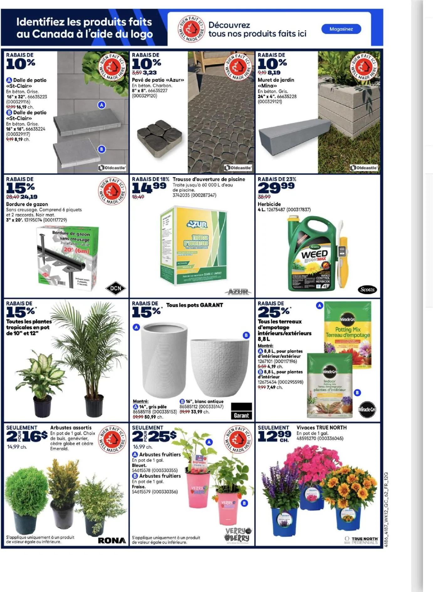 Page 7 de la Circulaire Rona du 16 au 22 avril 2026