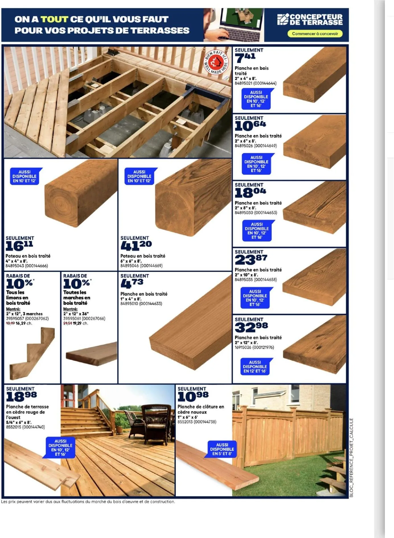 Page 12 de la Circulaire Rona du 16 au 22 avril 2026