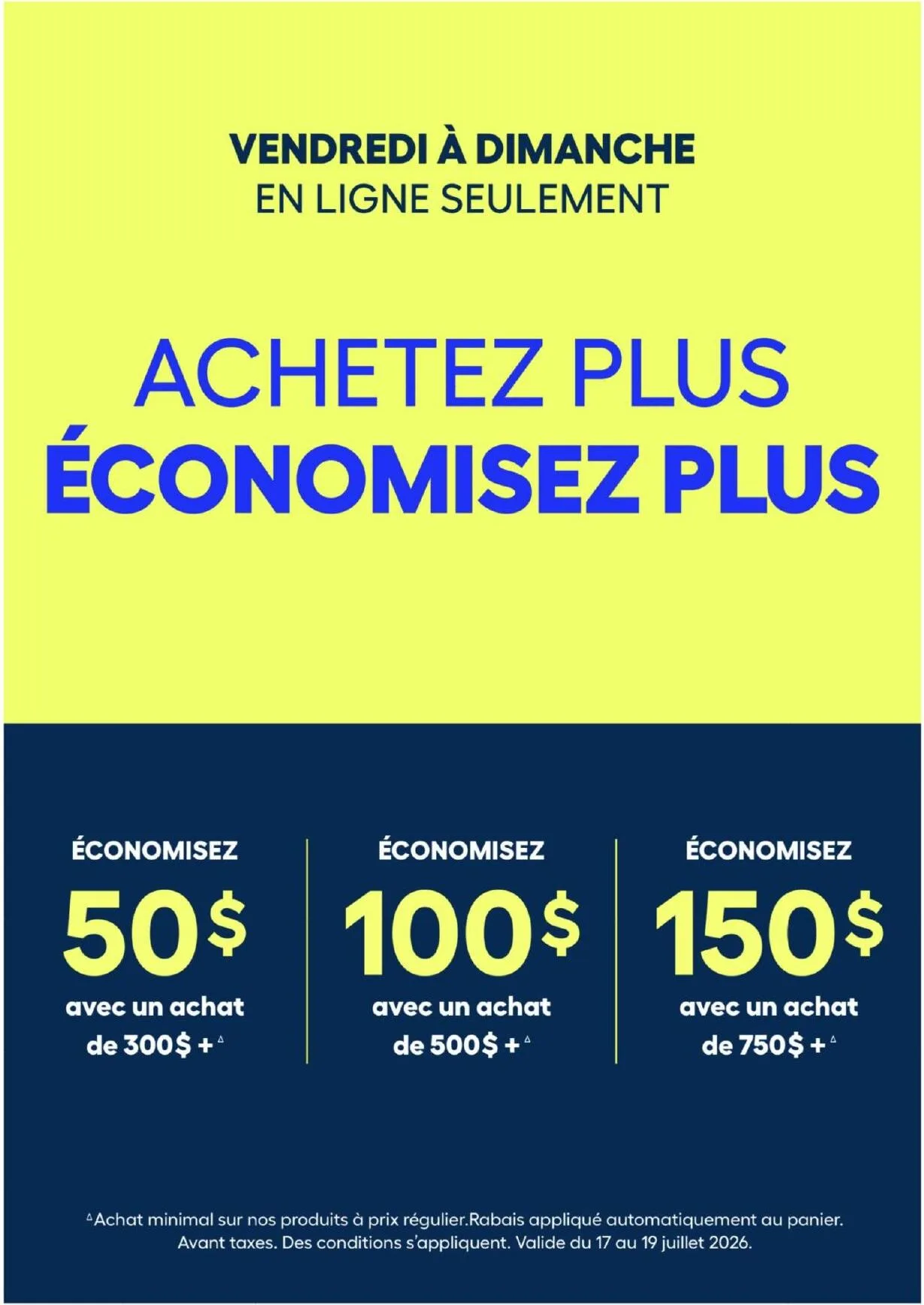Page 1 de la Circulaire Rona du 16 au 29 juillet 2026