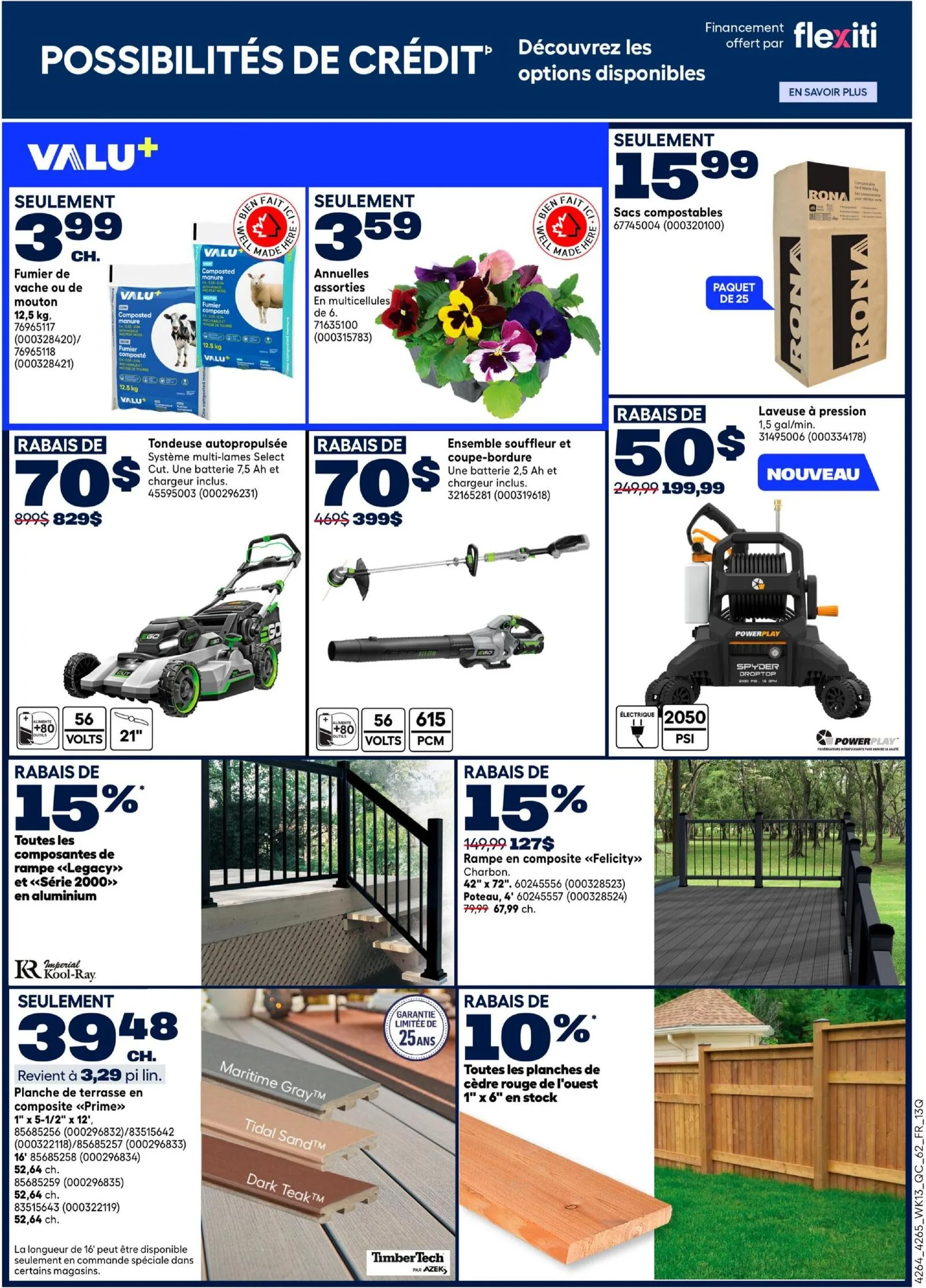 Page 2 de la Circulaire Rona du 23 au 29 avril 2026