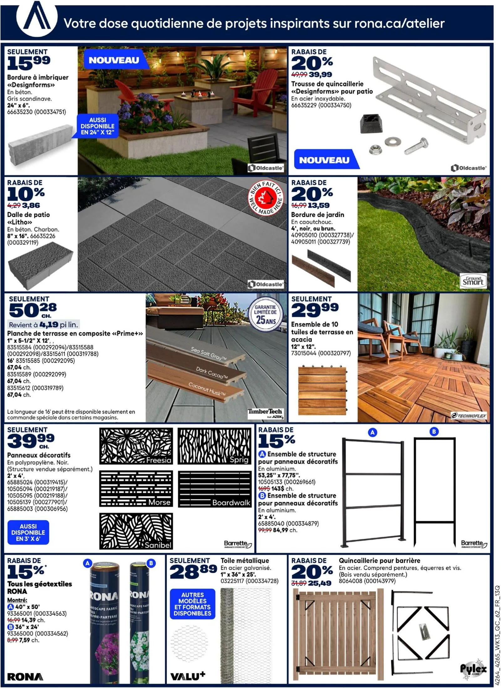 Page 11 de la Circulaire Rona du 23 au 29 avril 2026