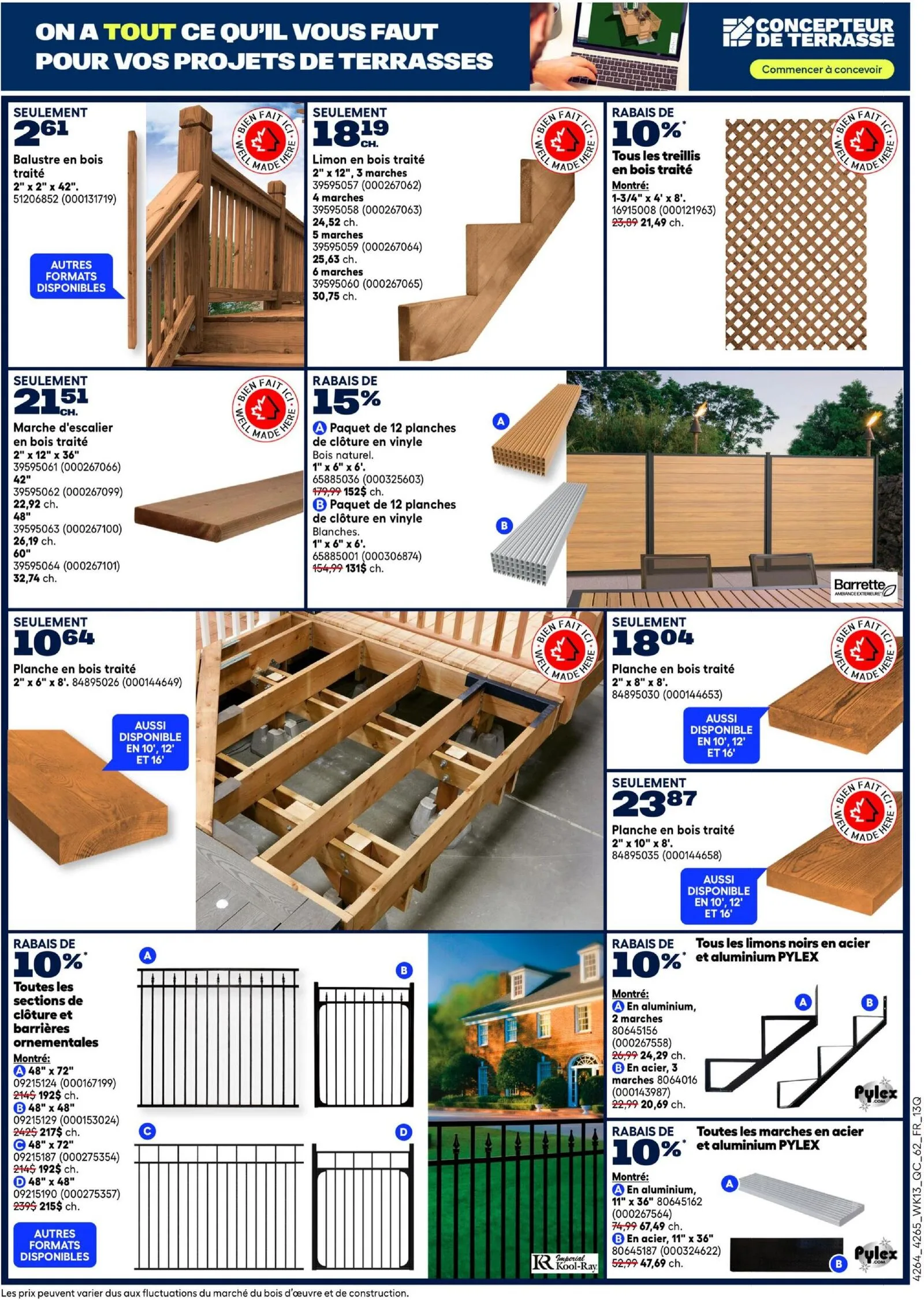 Page 12 de la Circulaire Rona du 23 au 29 avril 2026