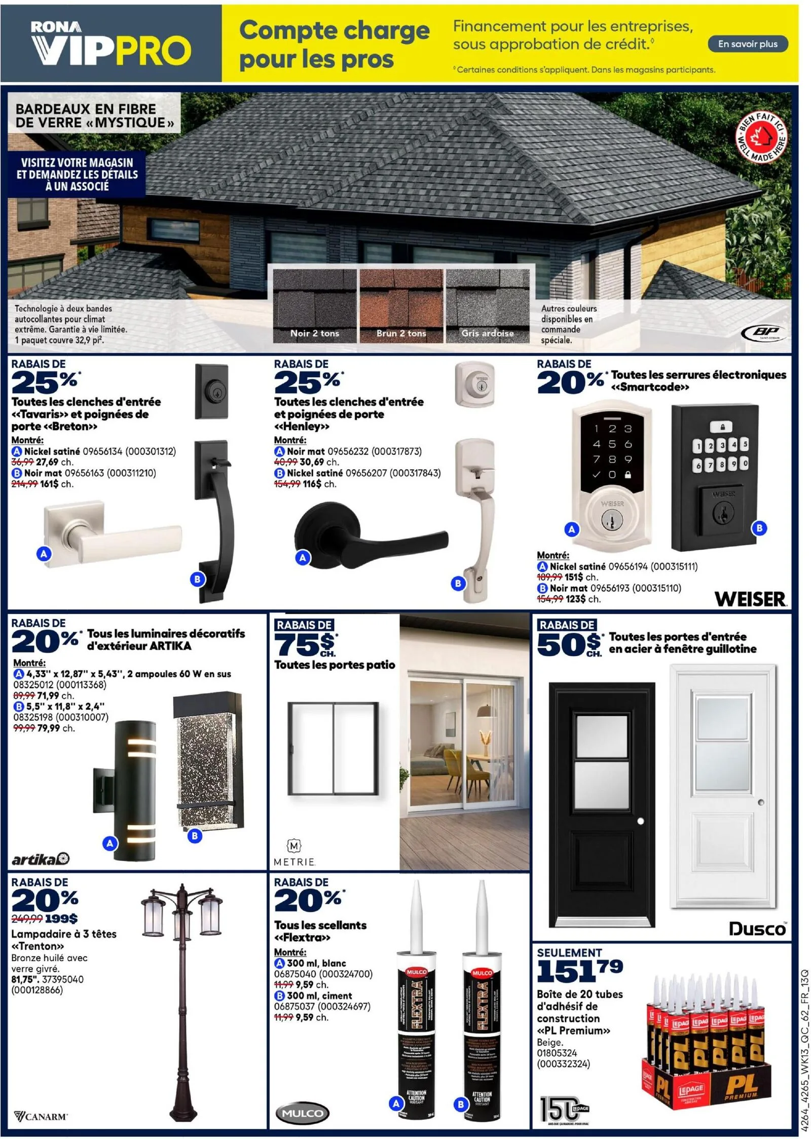 Page 13 de la Circulaire Rona du 23 au 29 avril 2026
