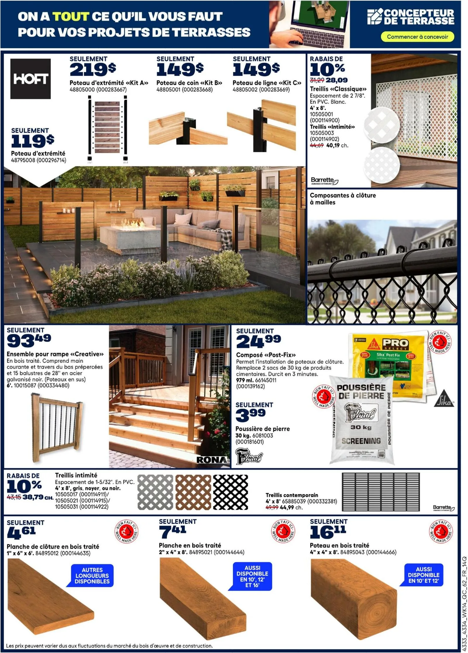 Page 14 de la Circulaire Rona du 30 avril au 6 mai 2026