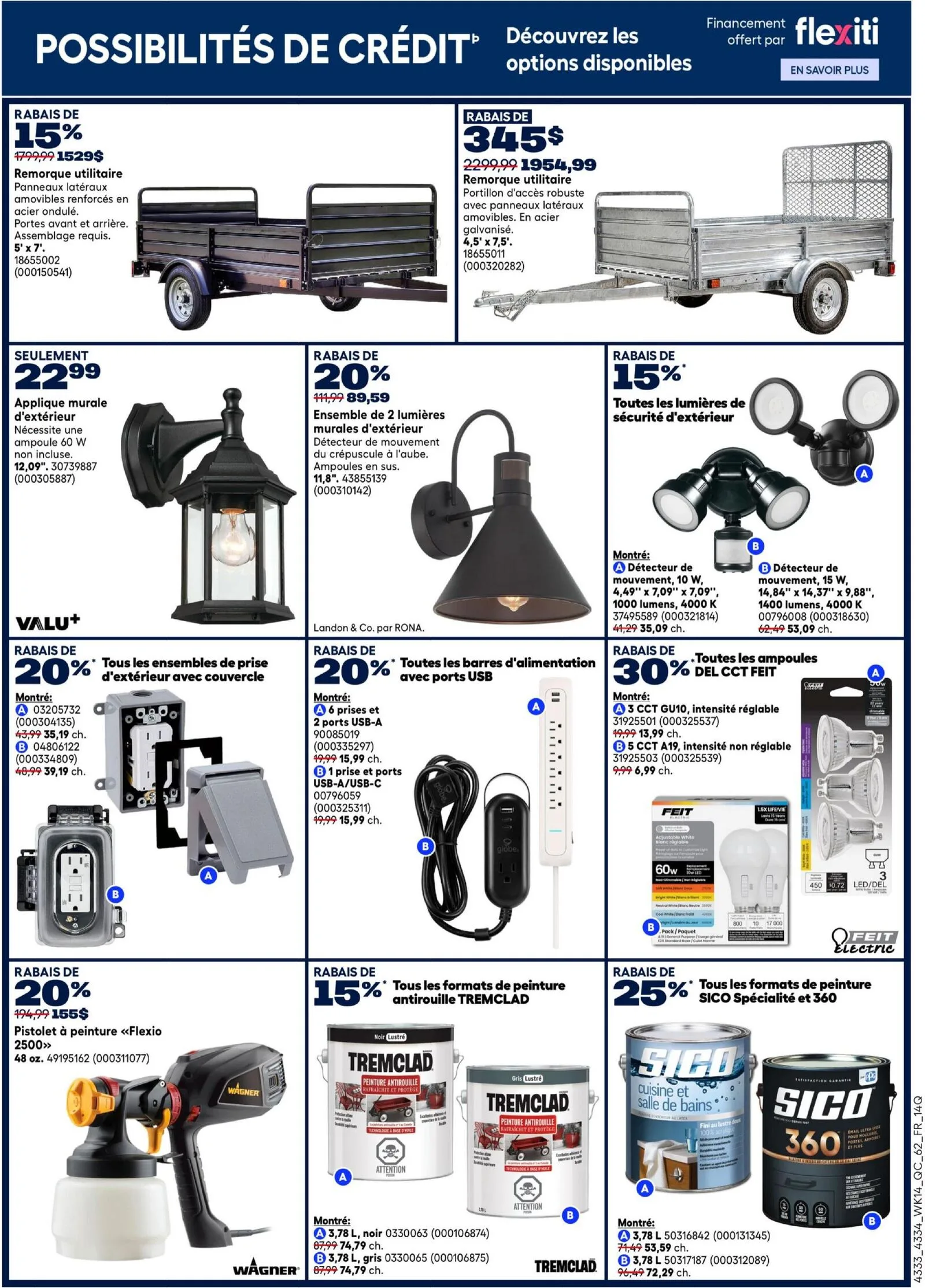 Page 16 de la Circulaire Rona du 30 avril au 6 mai 2026