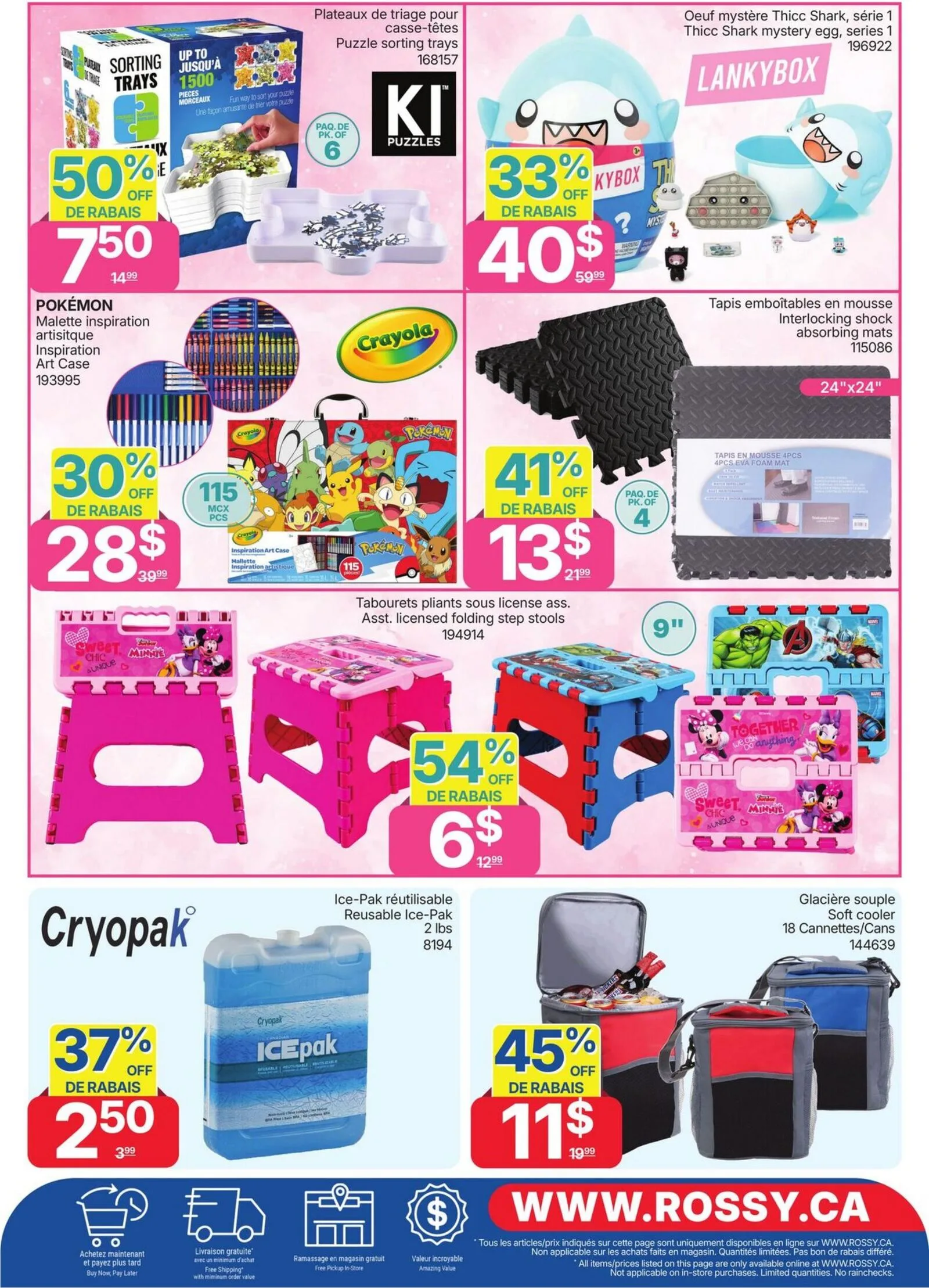Page 3 de la Circulaire Rossy Solde Web du 23 au 29 avril 2026