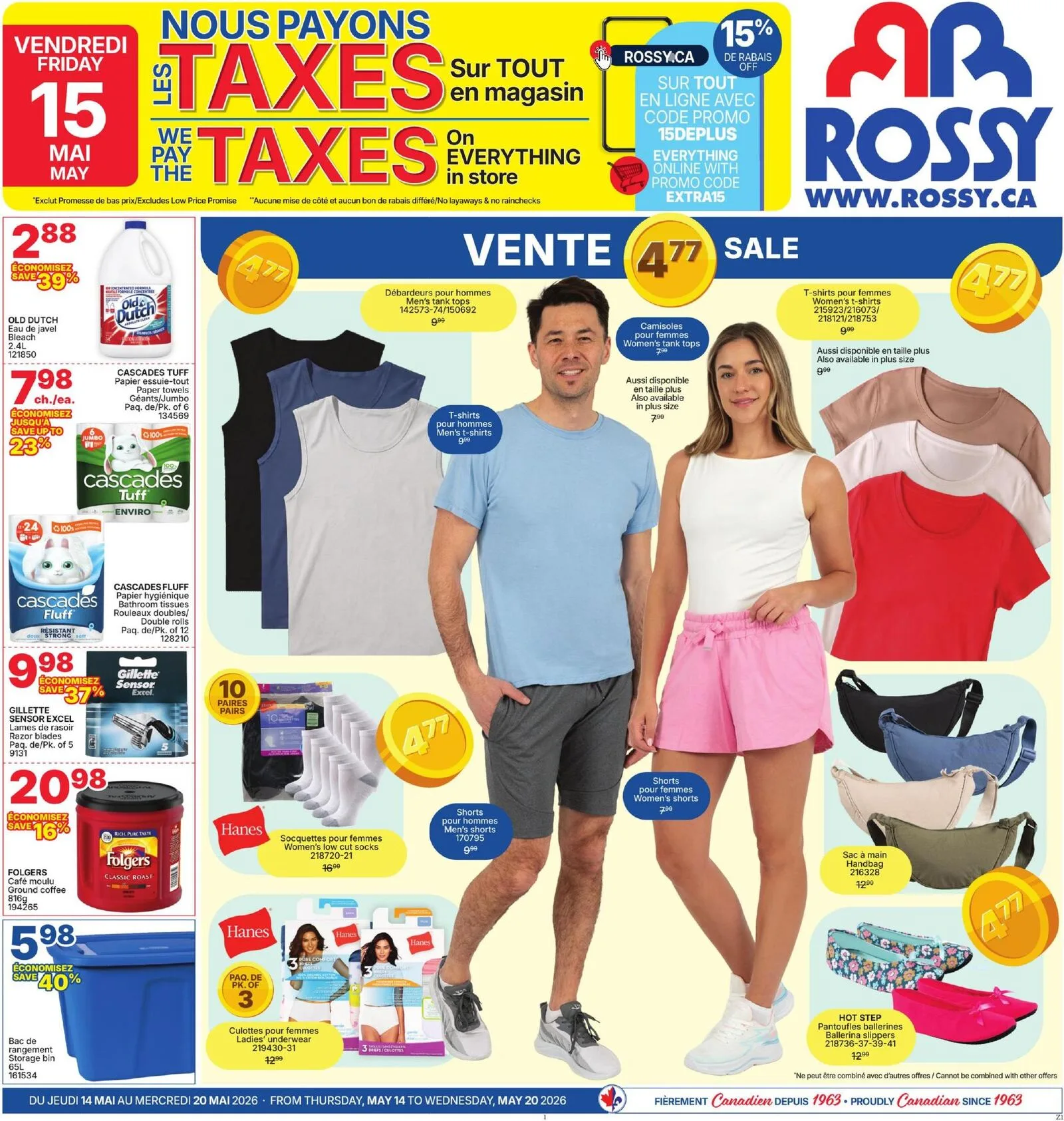 Page 1 de la Circulaire Rossy du 14 au 20 mai 2026