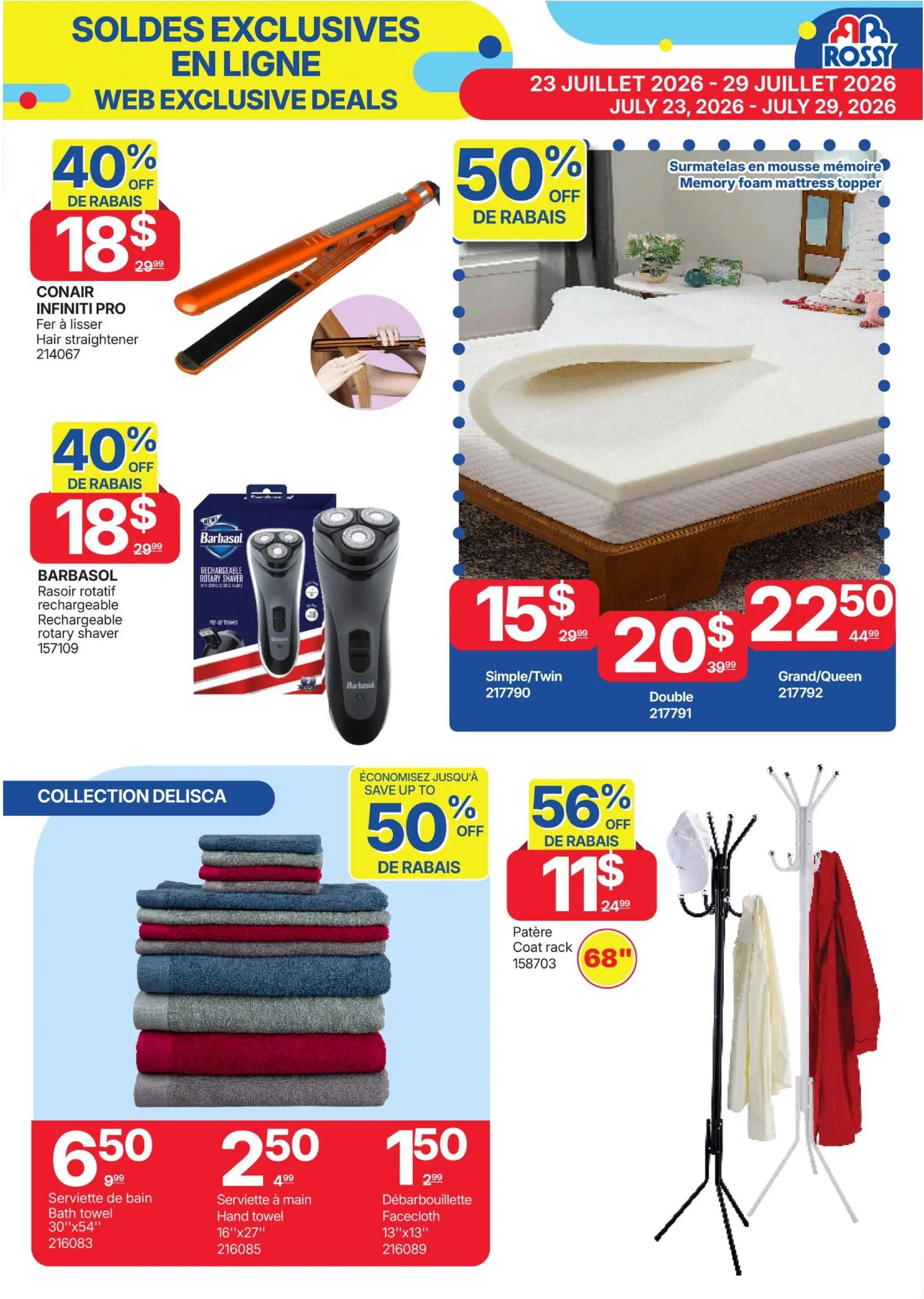 Page 2 de la Circulaire Rossy du 23 au 29 juillet 2026