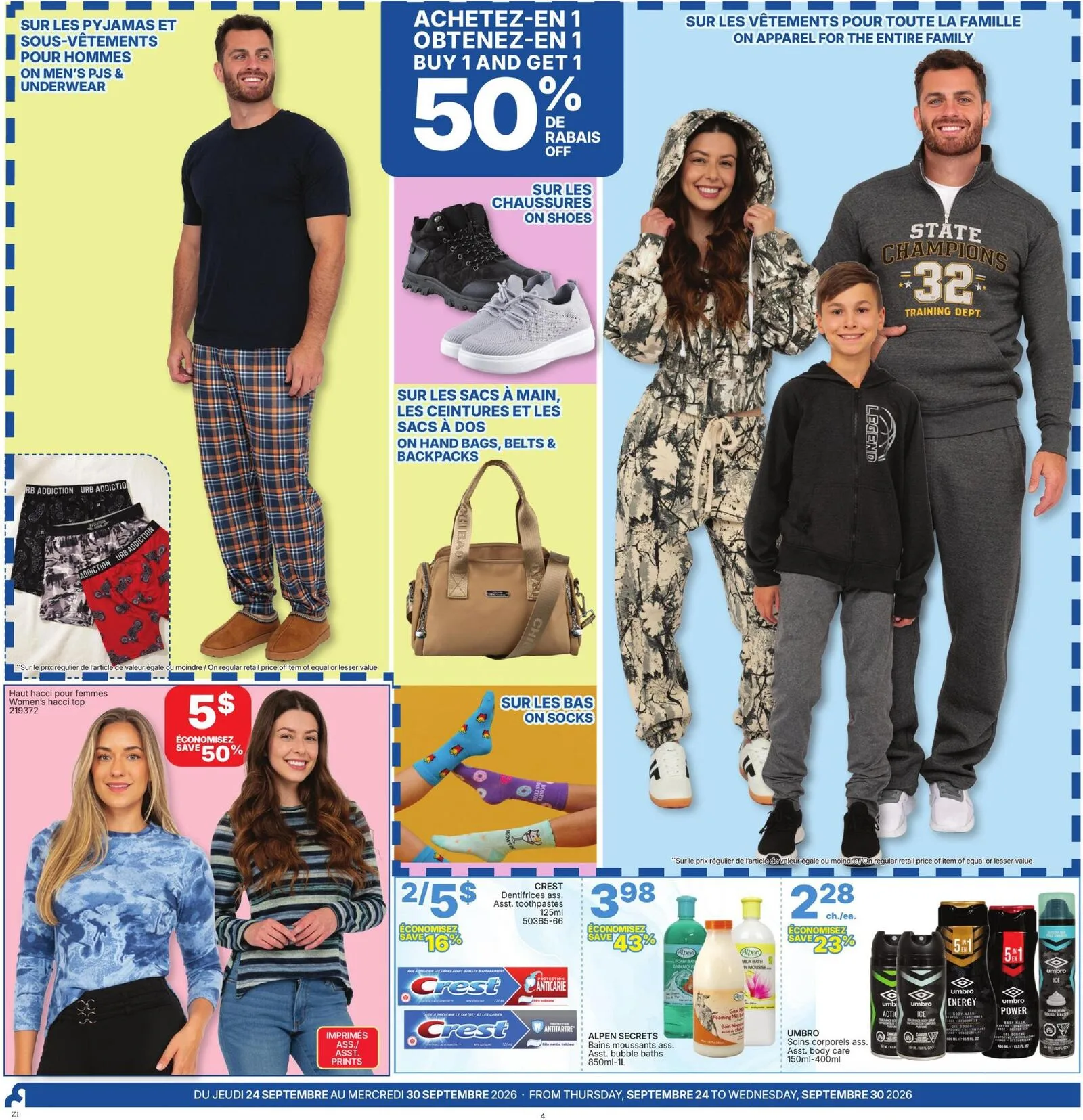 Page 4 de la Circulaire Rossy du 24 au 30 septembre 2026