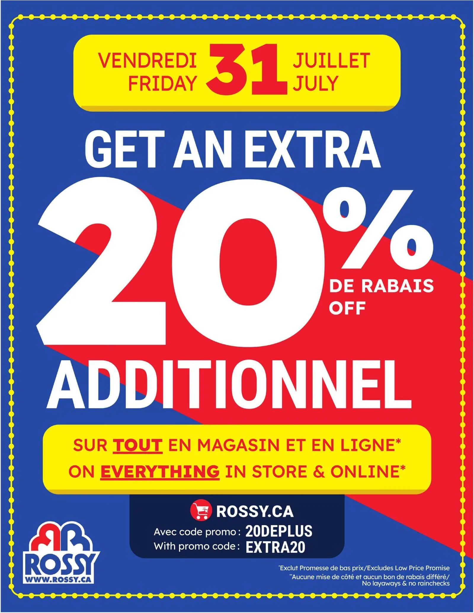 Page 9 de la Circulaire Rossy du 30 juillet au 5 août 2026