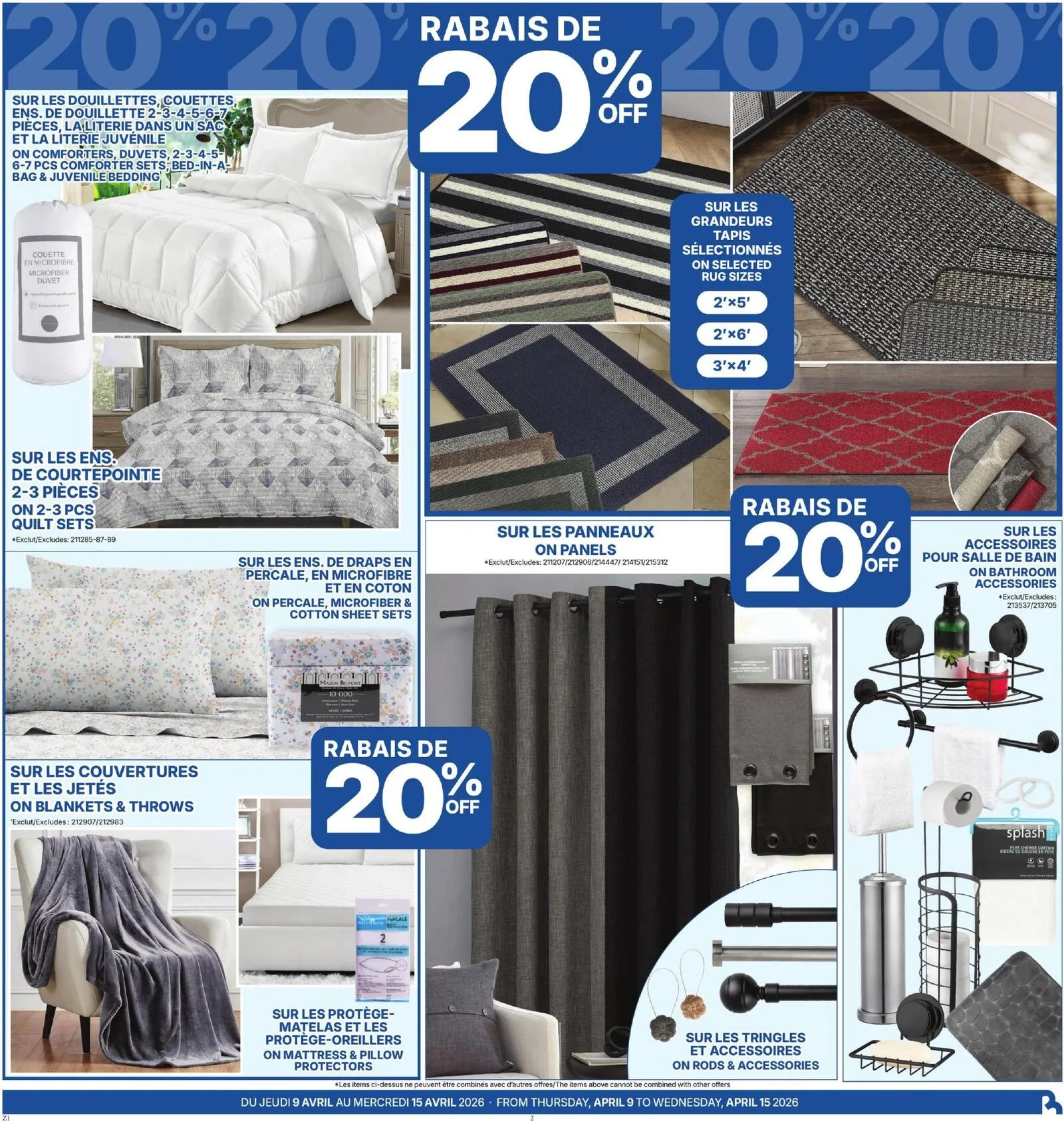 Page 2 de la Circulaire Rossy du 9 au 15 avril 2026